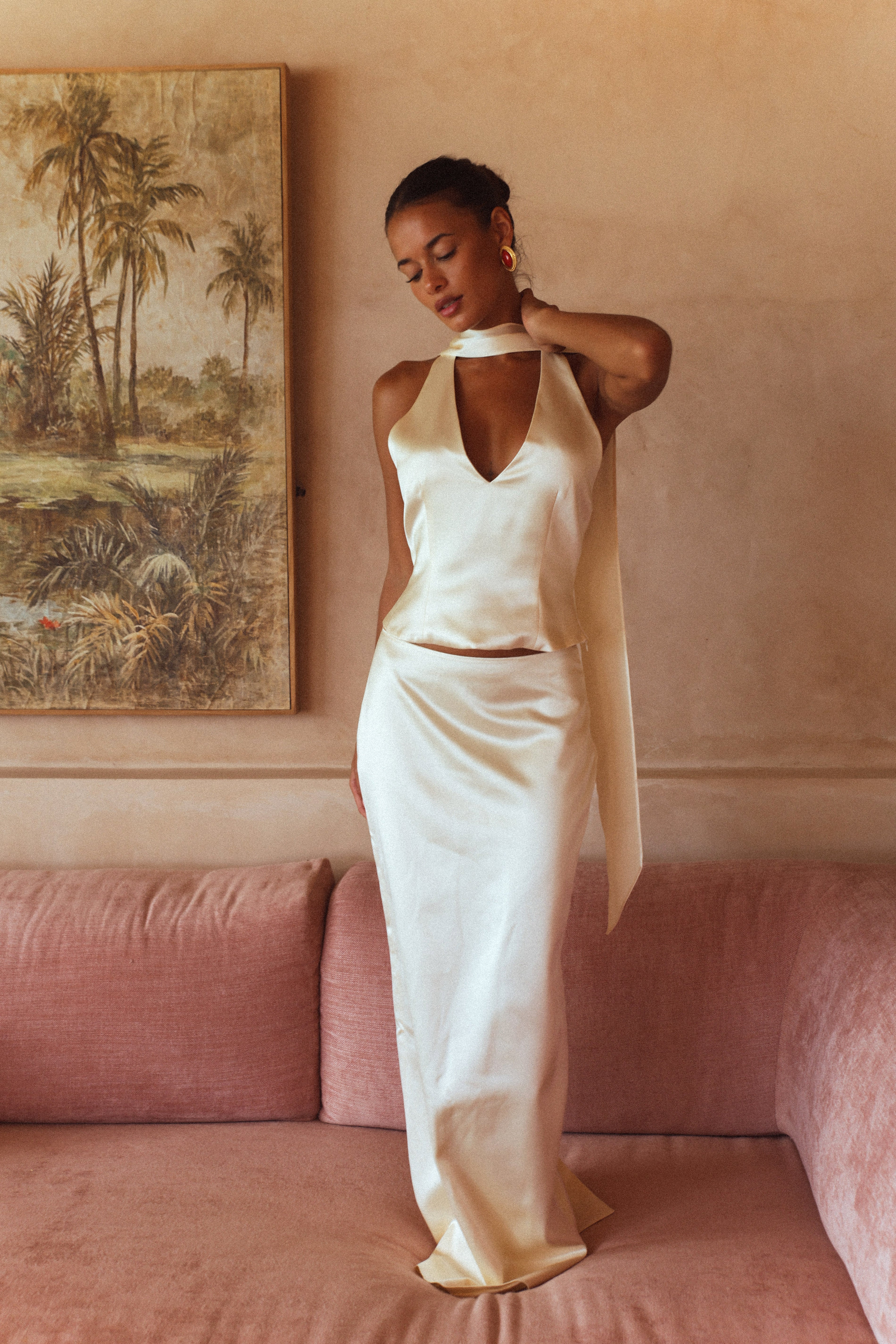 KENDAL GOWN | CHAMPAGNE HNTR THE LABEL