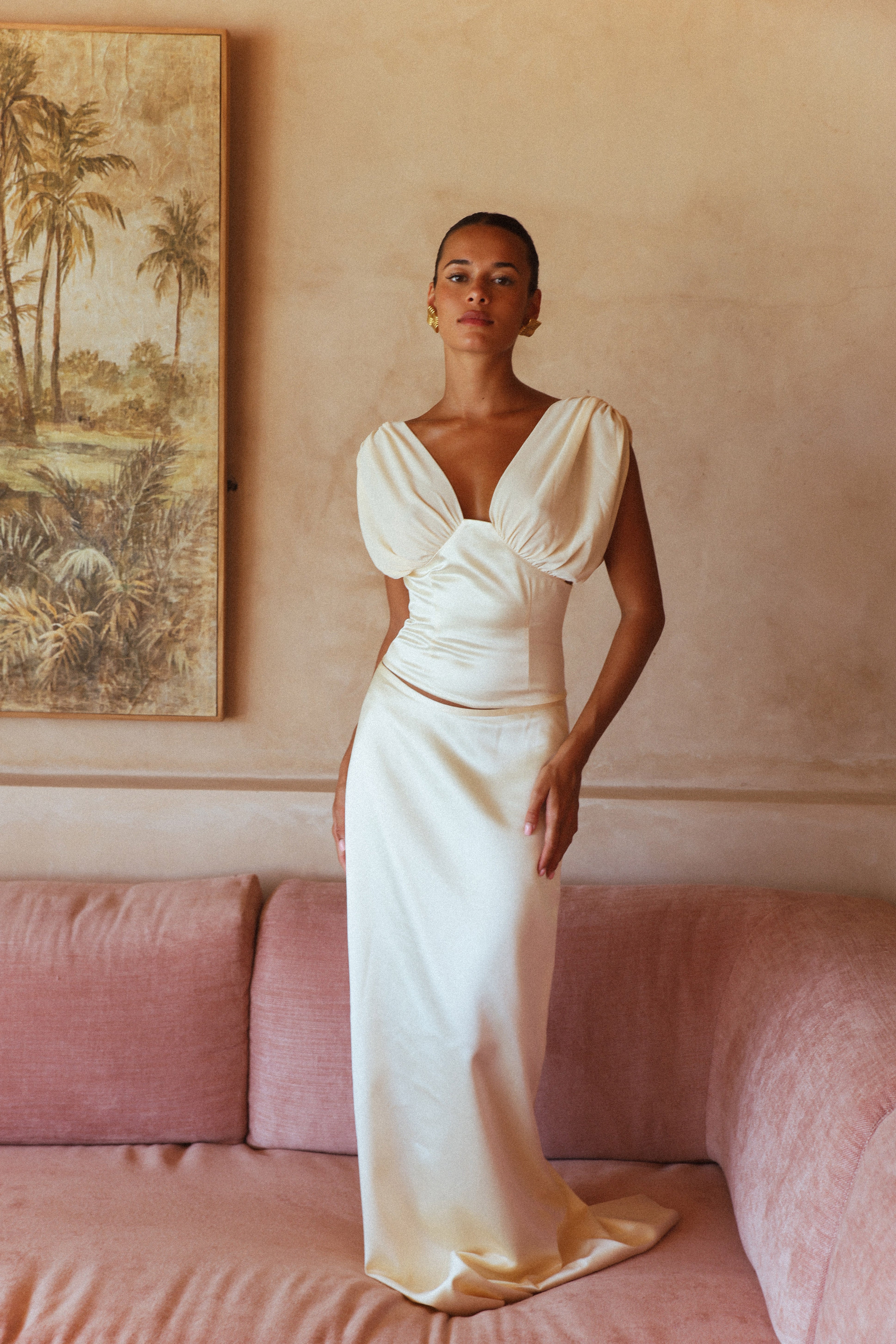 KAIA GOWN | CHAMPAGNE HNTR THE LABEL