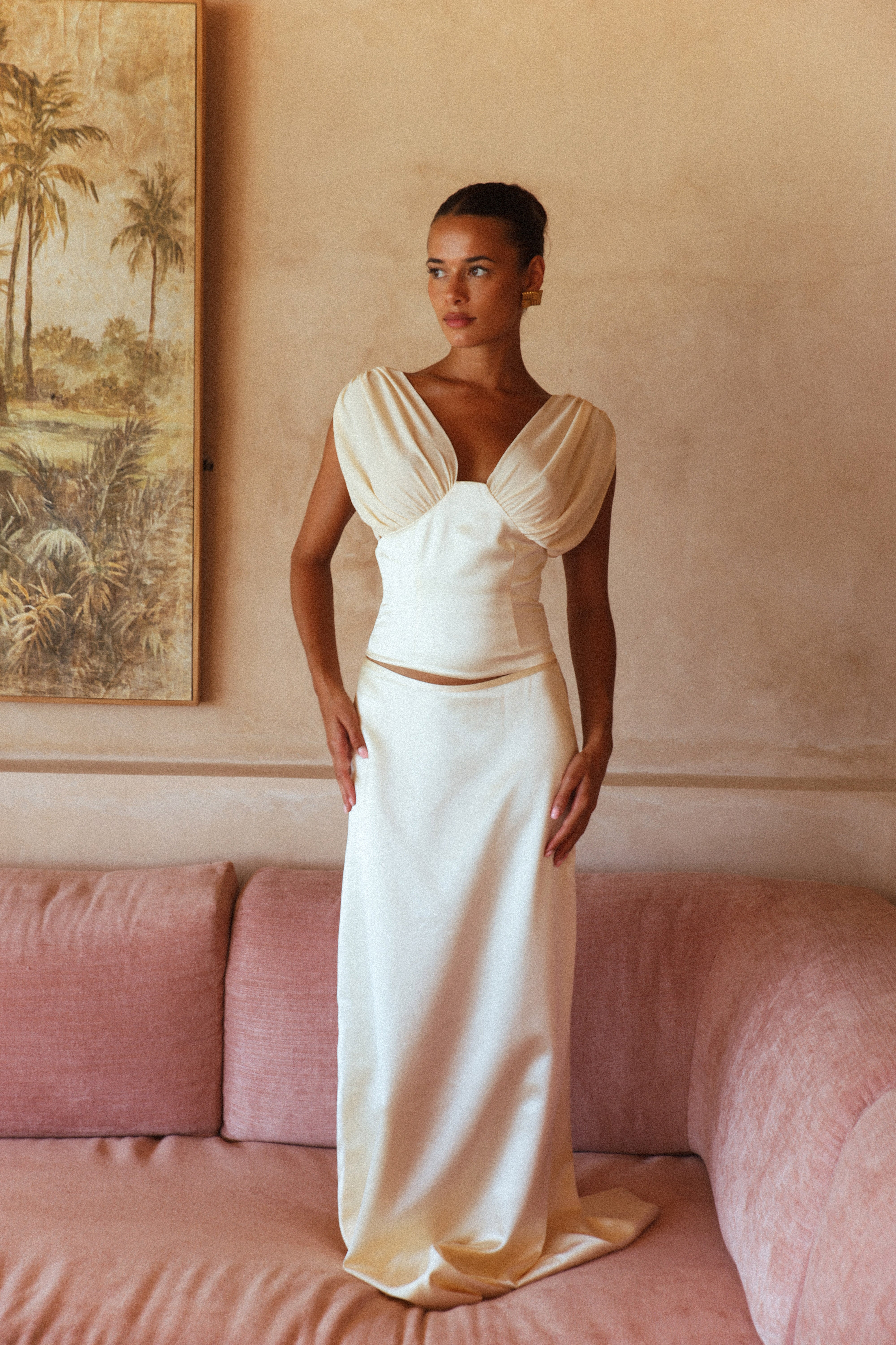 KAIA GOWN | CHAMPAGNE HNTR THE LABEL