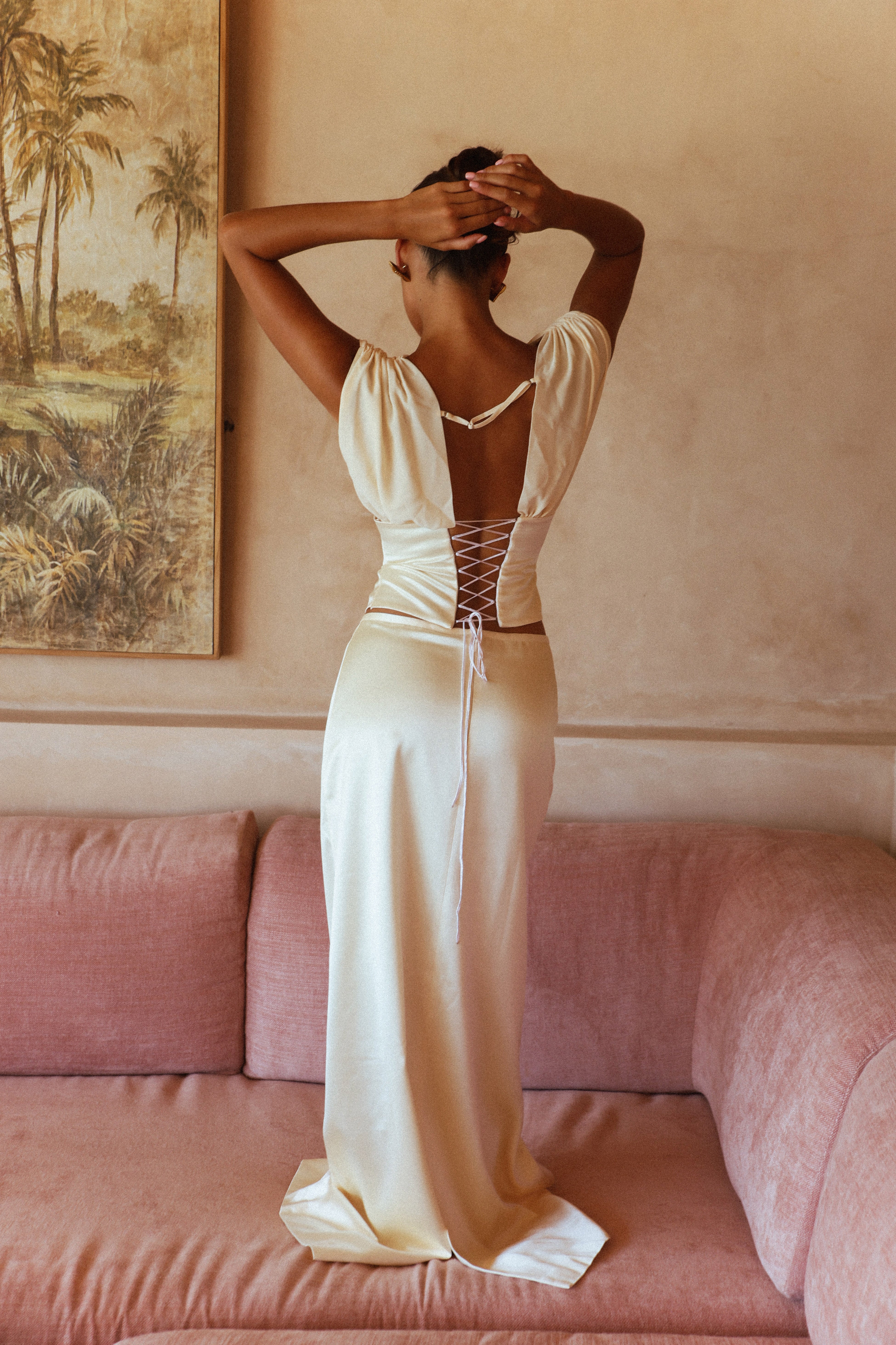 KAIA GOWN | CHAMPAGNE HNTR THE LABEL