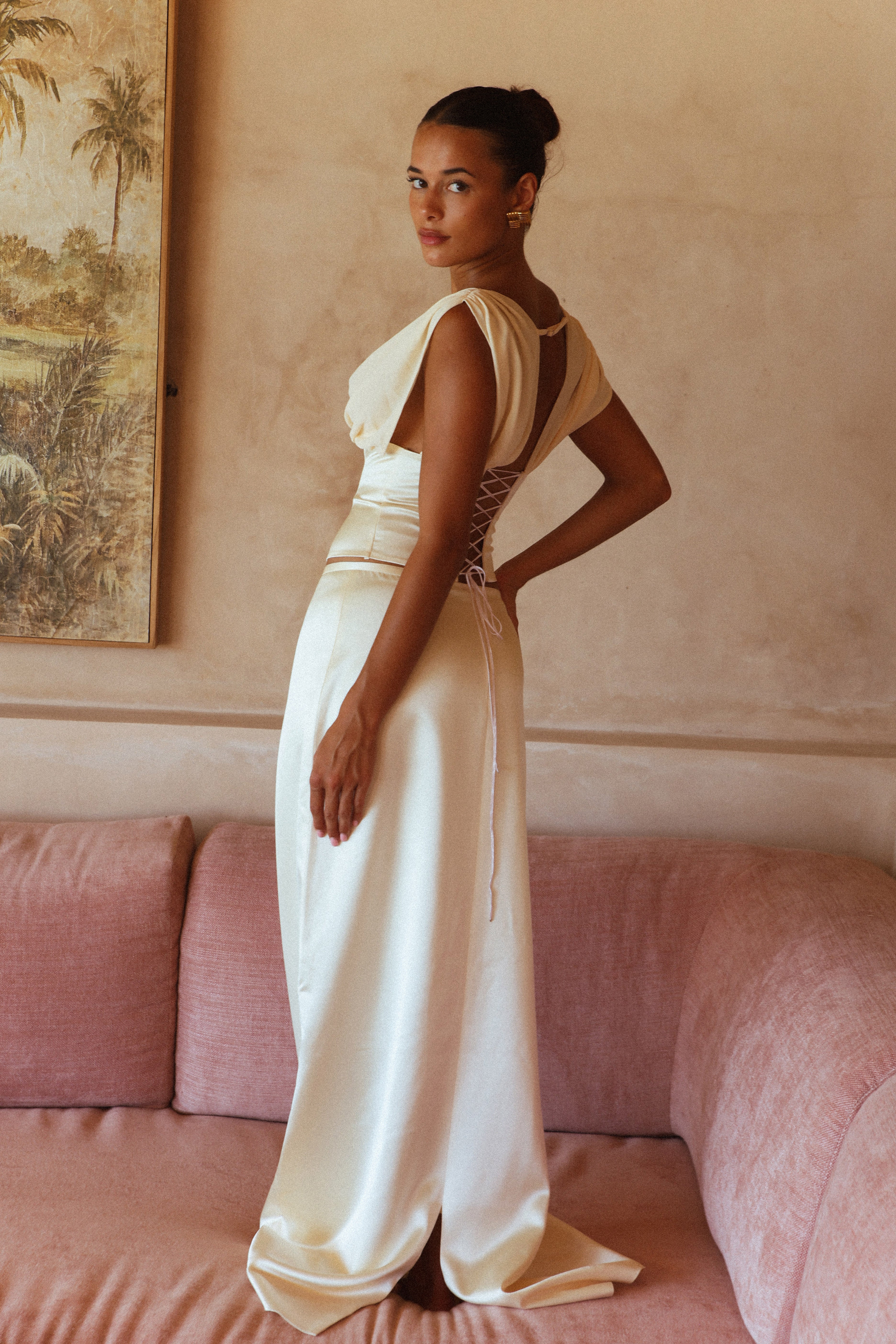 KAIA GOWN | CHAMPAGNE HNTR THE LABEL