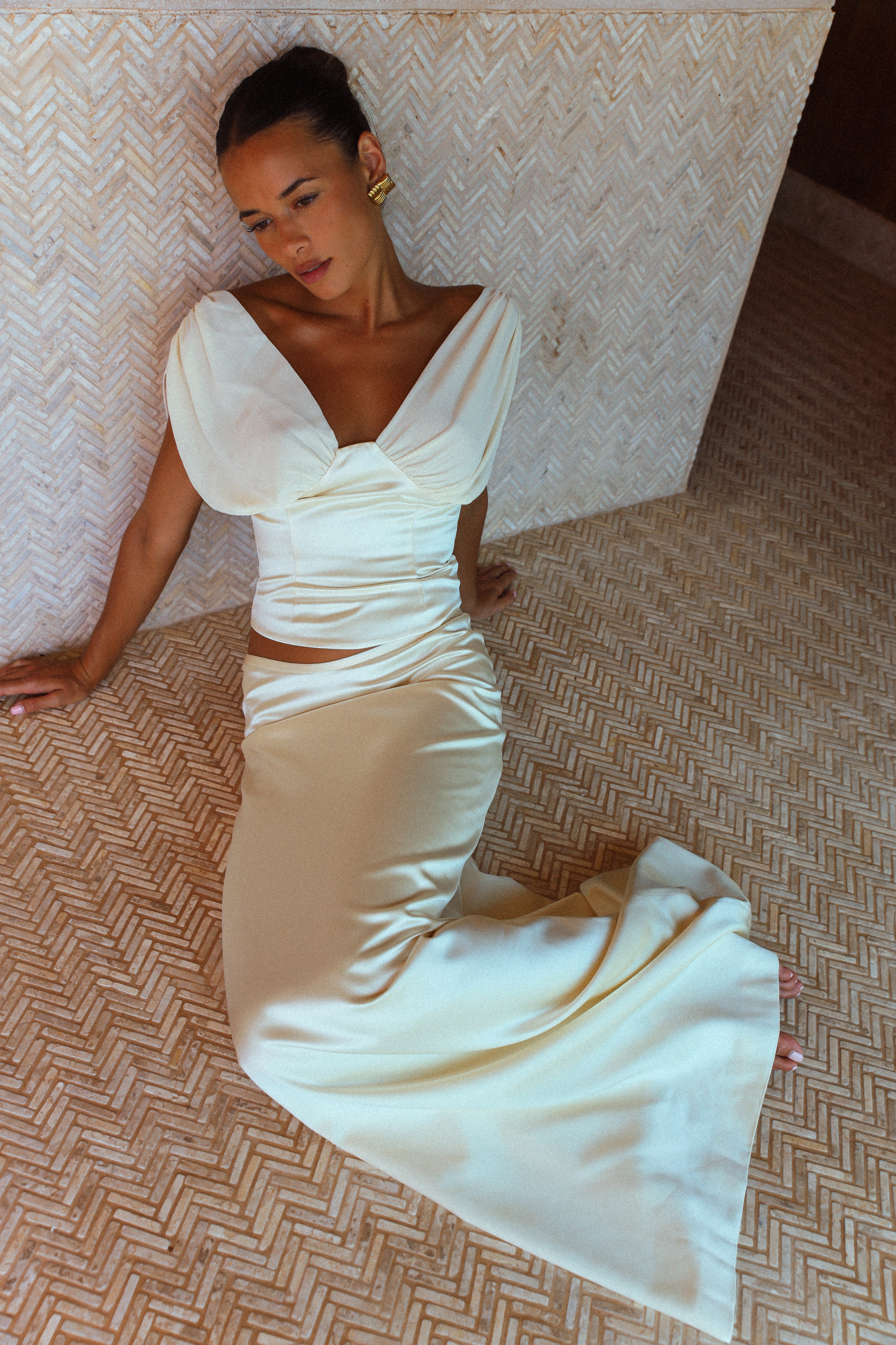 KAIA GOWN | CHAMPAGNE HNTR THE LABEL