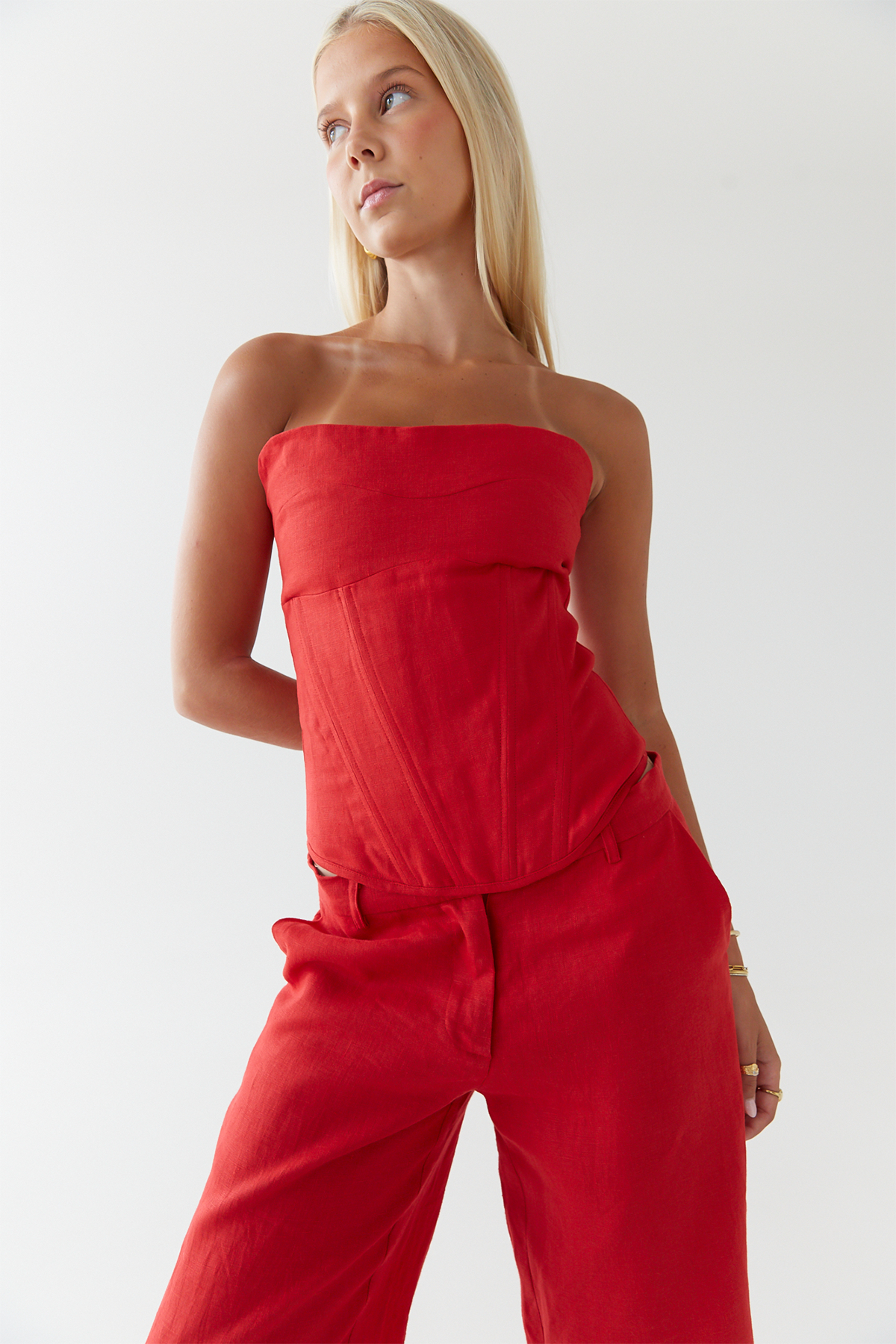 Luiza corset | Red