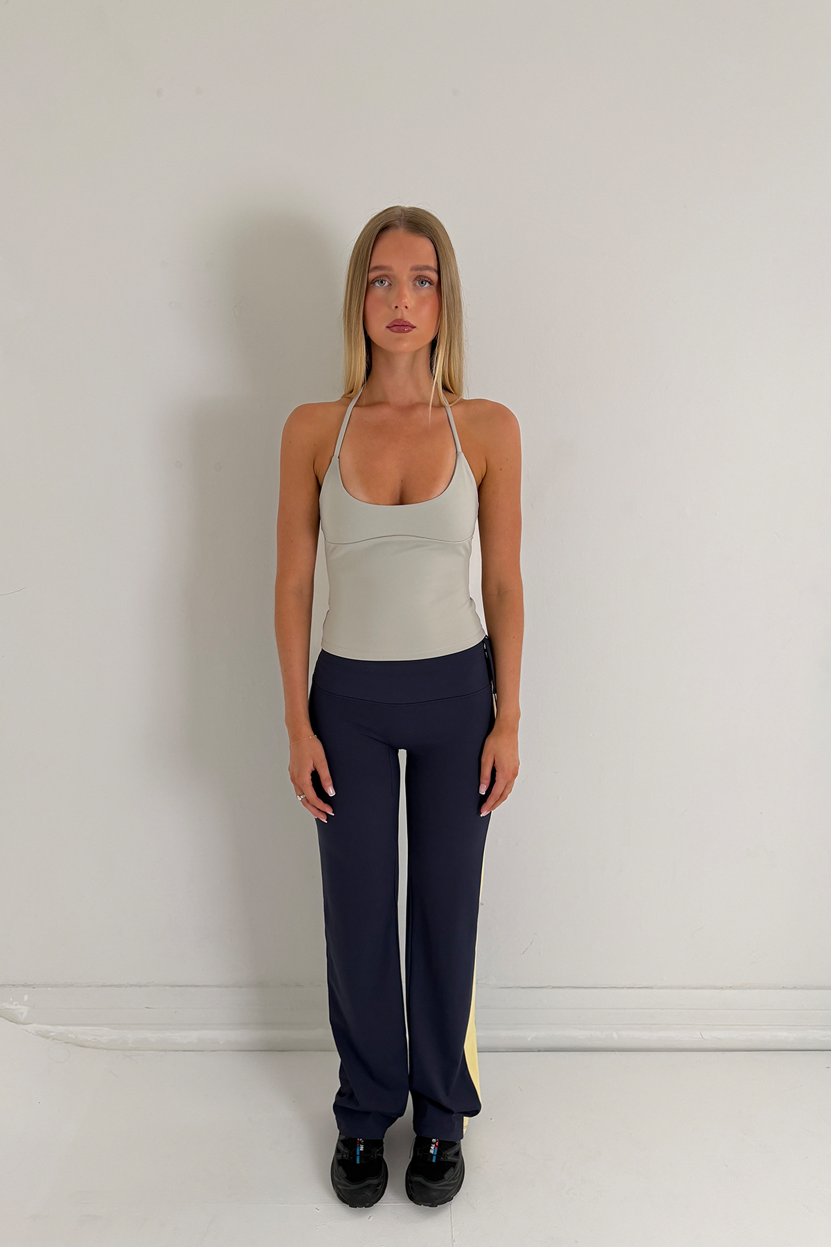 HALTER TANK | TAUPE HNTR THE LABEL