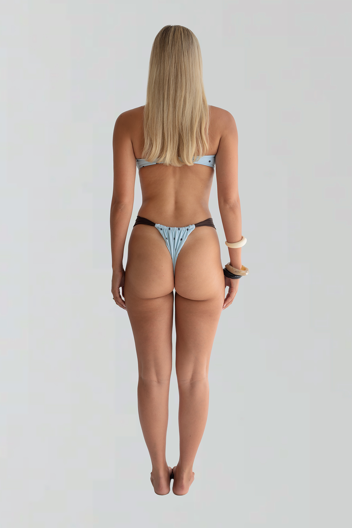 LEME PANT | BABY BLUE POLKA