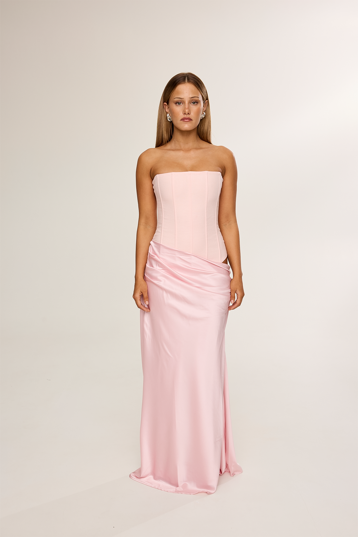 HUXLEY GOWN | BABY PINK