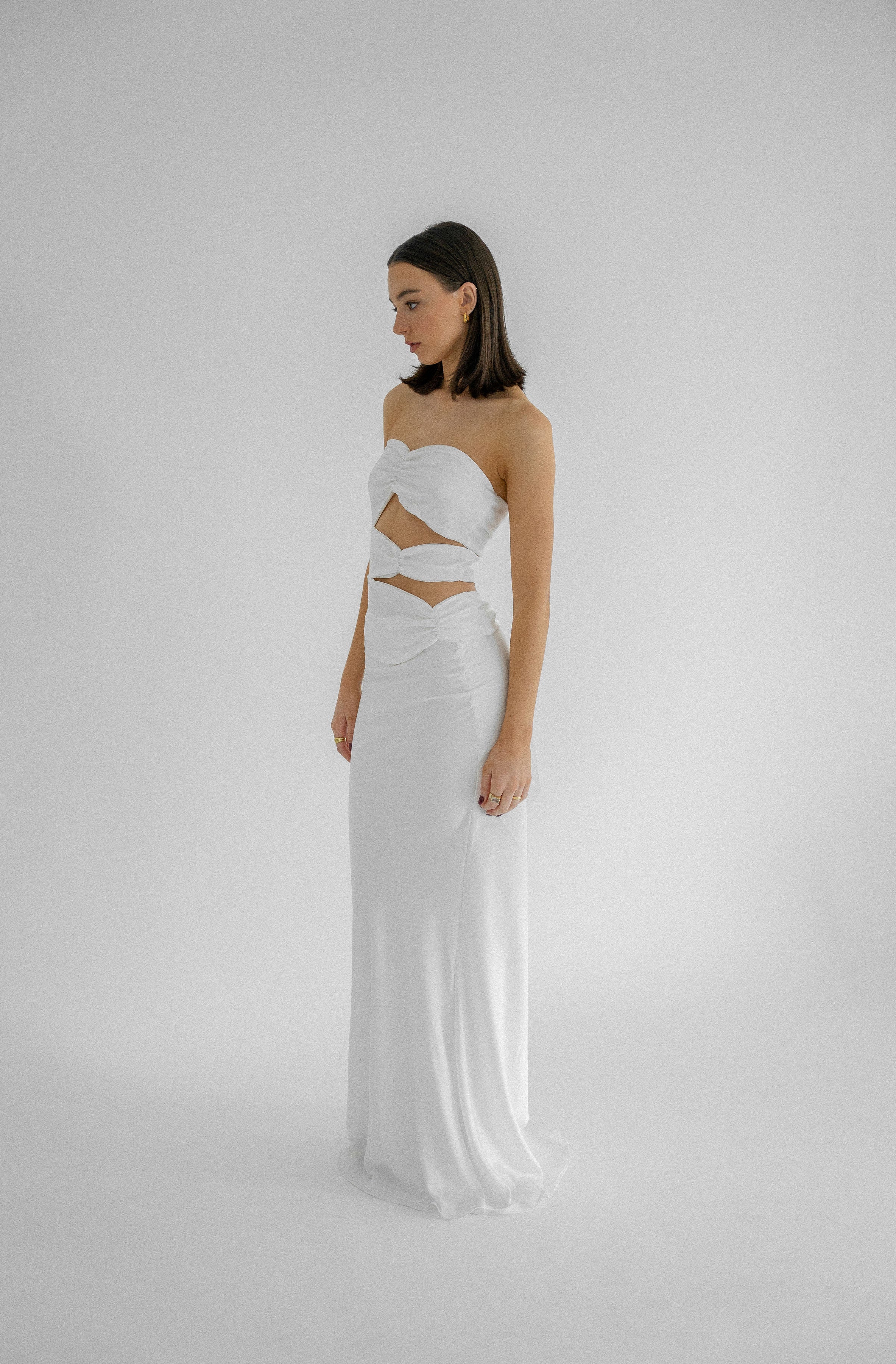 SLOANE SKIRT : BLANC