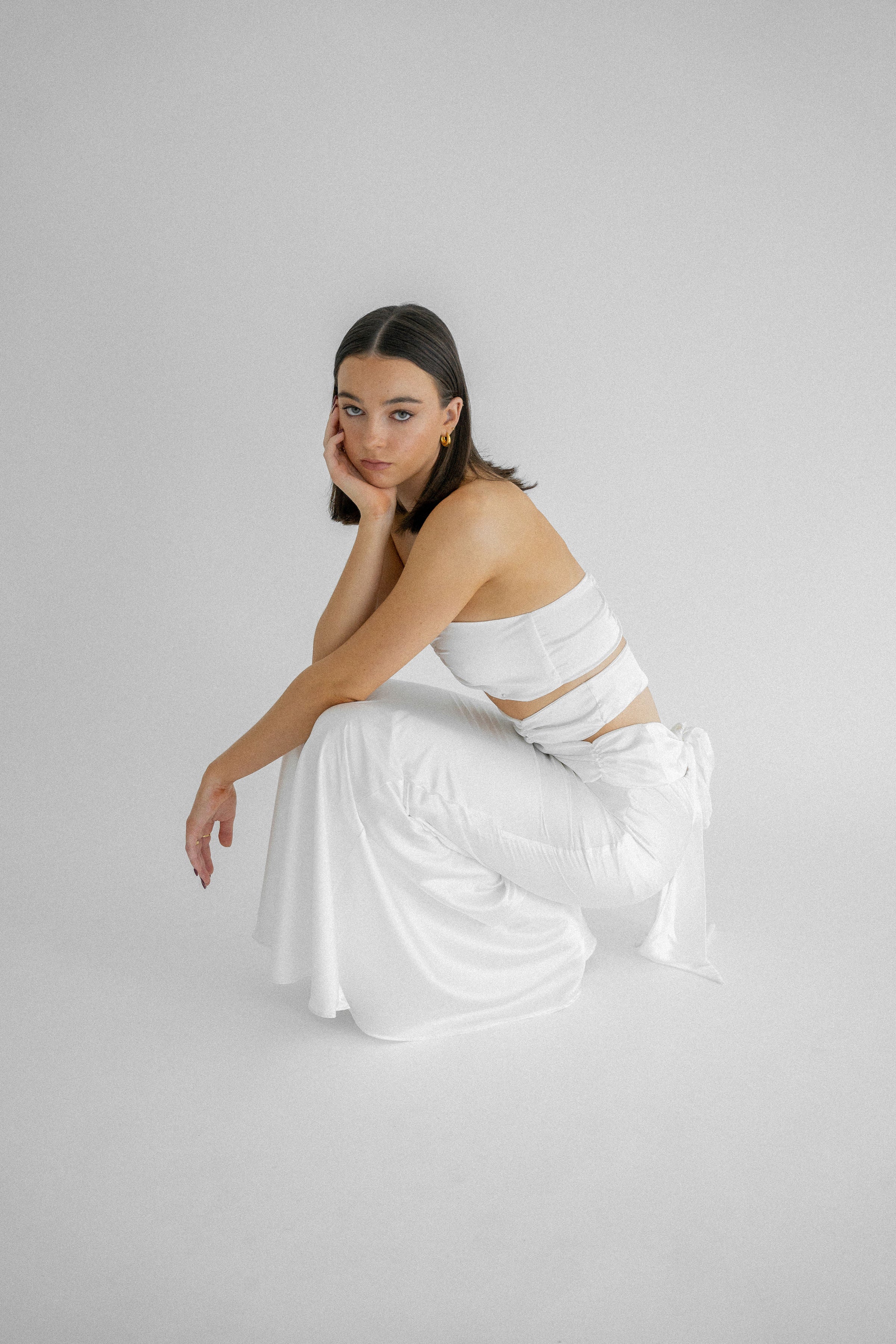 SLOANE SKIRT : BLANC