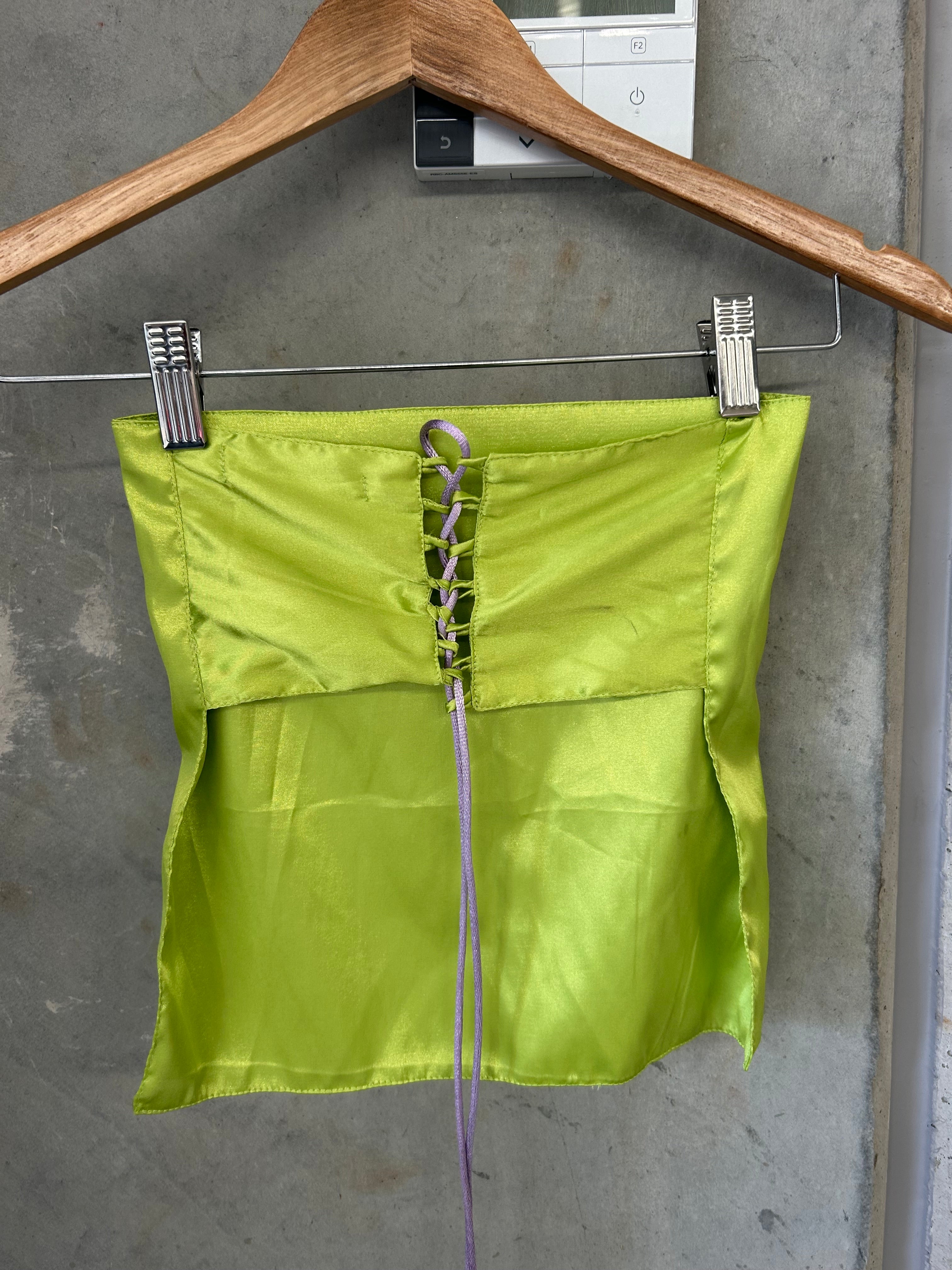 ANITAH TOP LIME GREEN XS/S EX SHOP STOCK