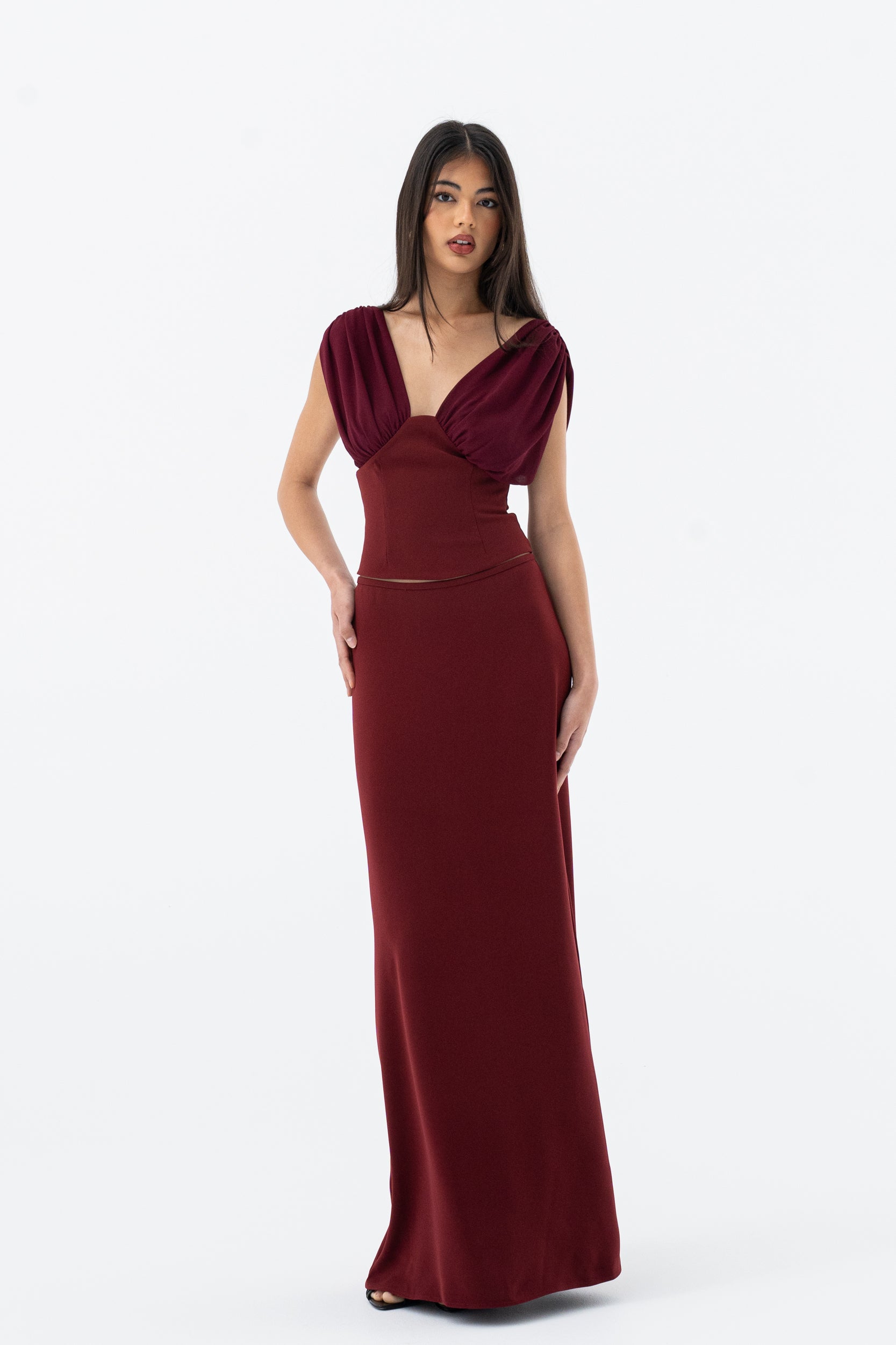 KAIA GOWN | WINE HNTR THE LABEL