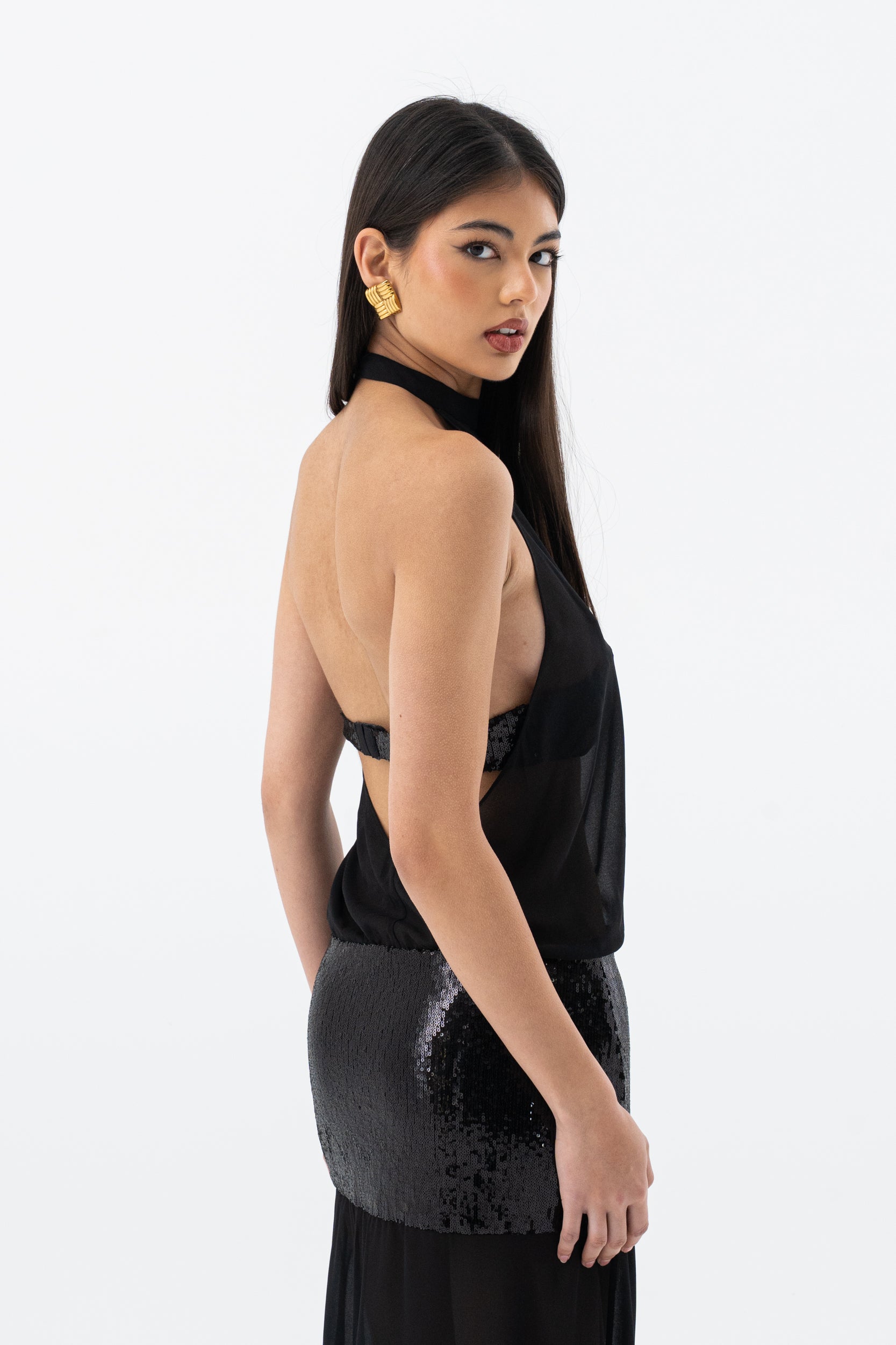 SIENNA DRESS | BLACK HNTR THE LABEL