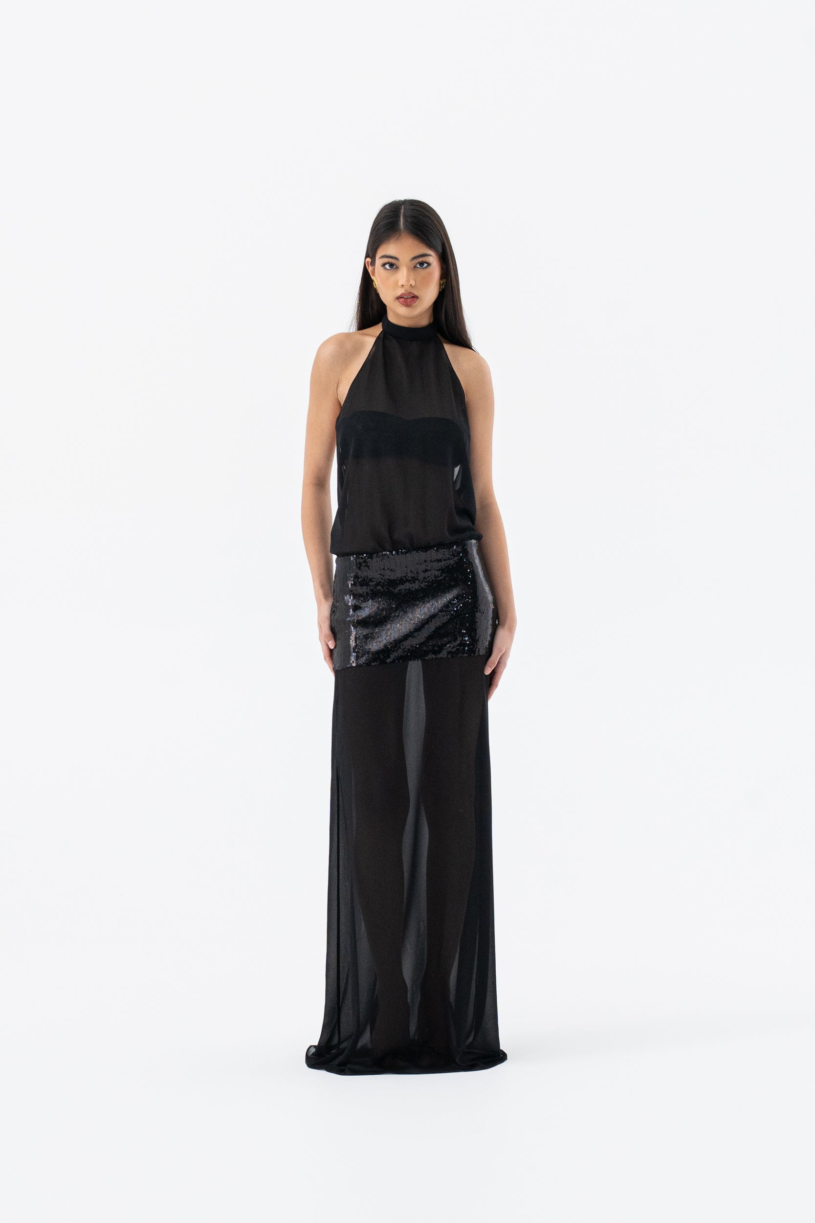 SIENNA DRESS | BLACK HNTR THE LABEL