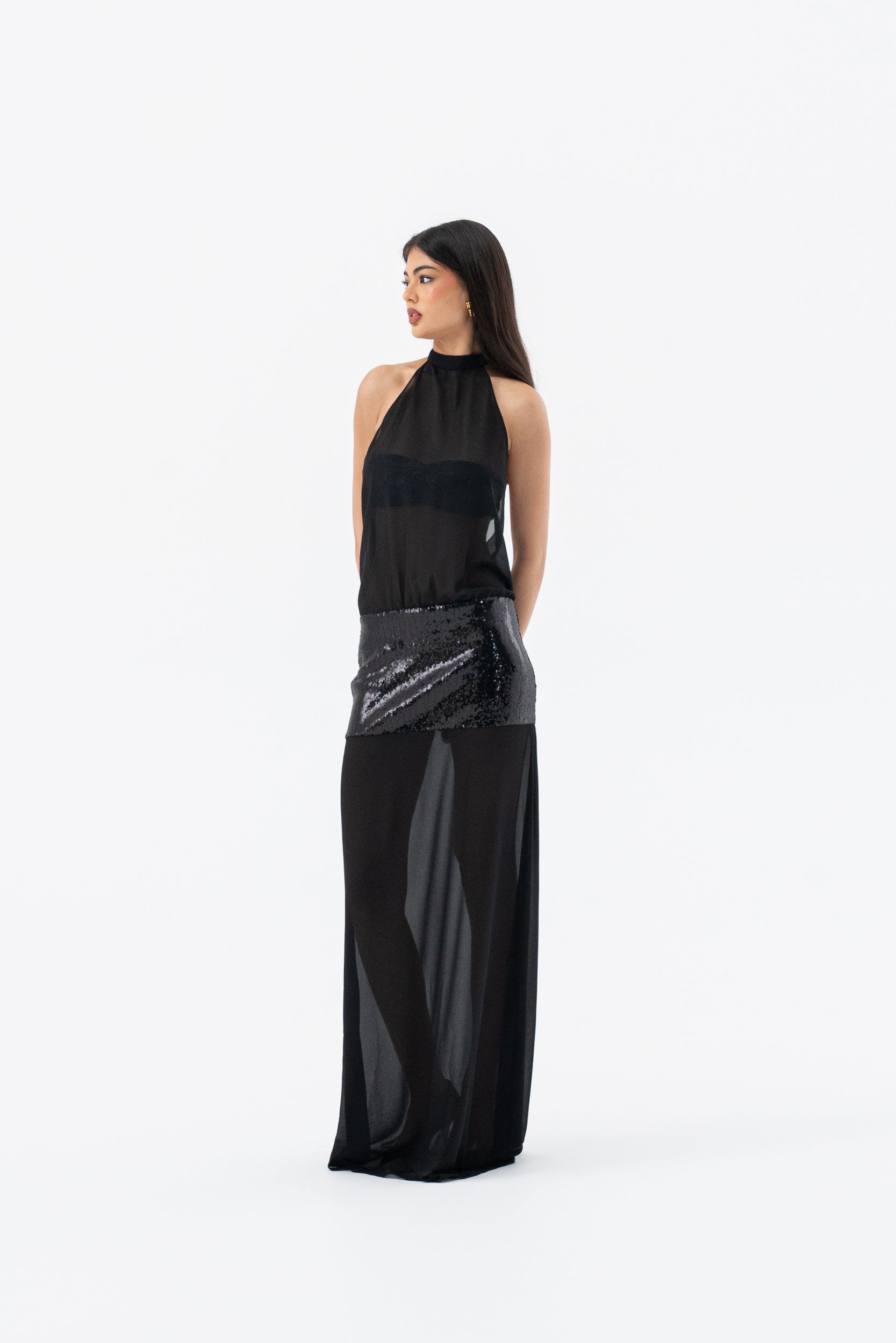 SIENNA DRESS | BLACK HNTR THE LABEL