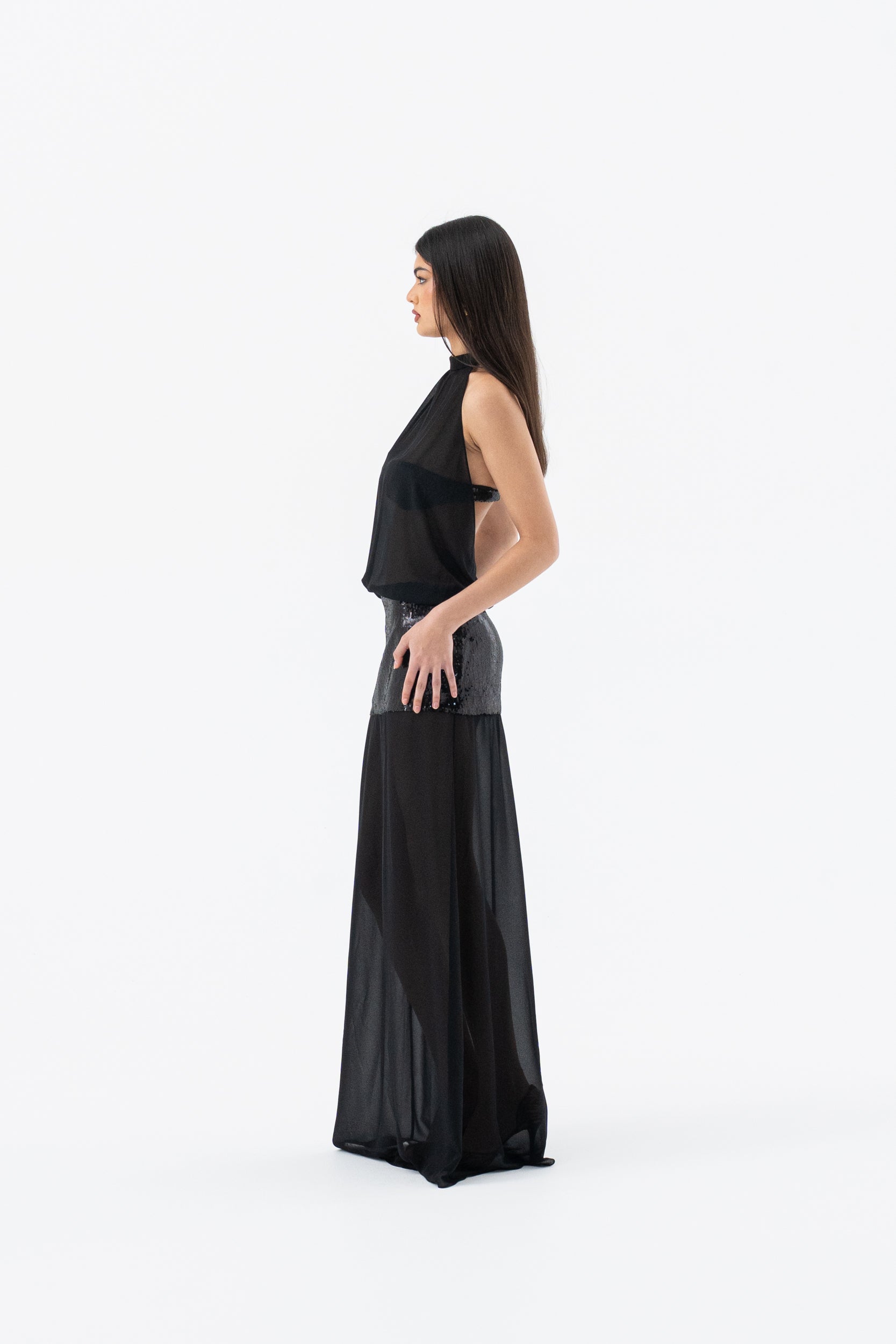 SIENNA DRESS | BLACK HNTR THE LABEL