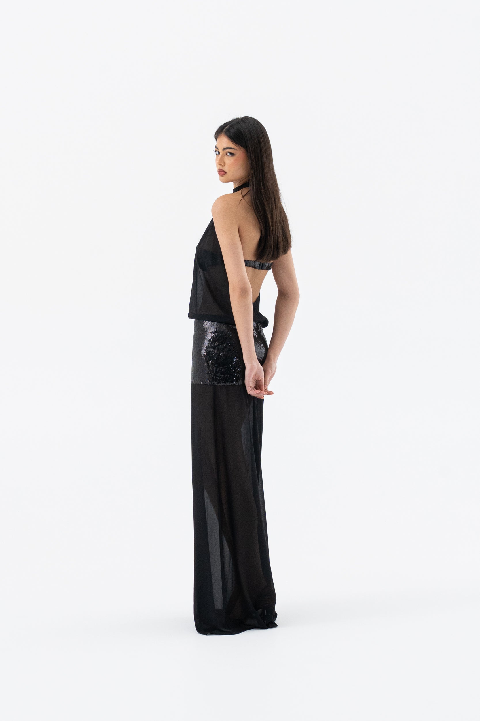 SIENNA DRESS | BLACK HNTR THE LABEL