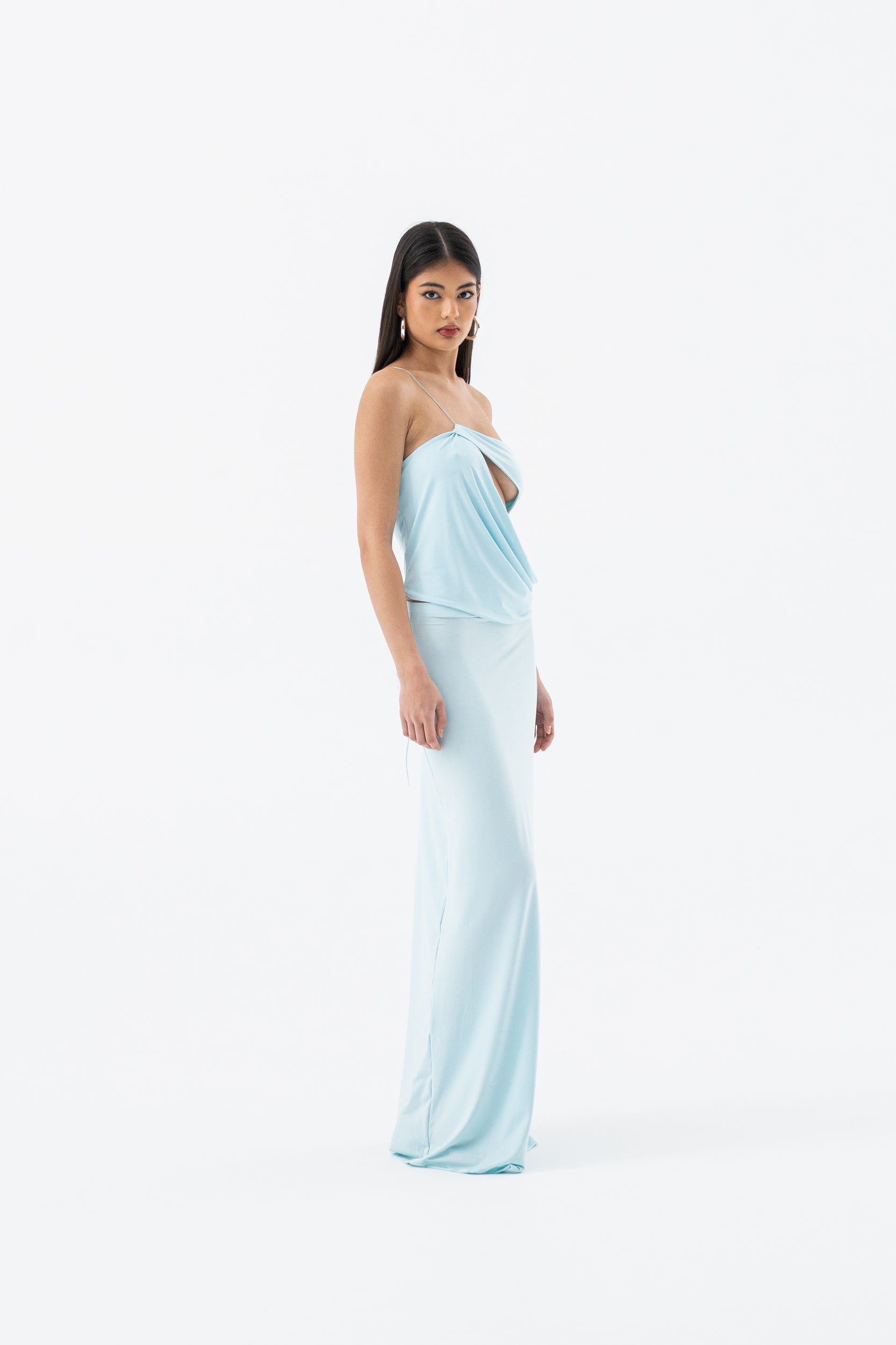 GEORGIE DRESS | AQUA HNTR THE LABEL