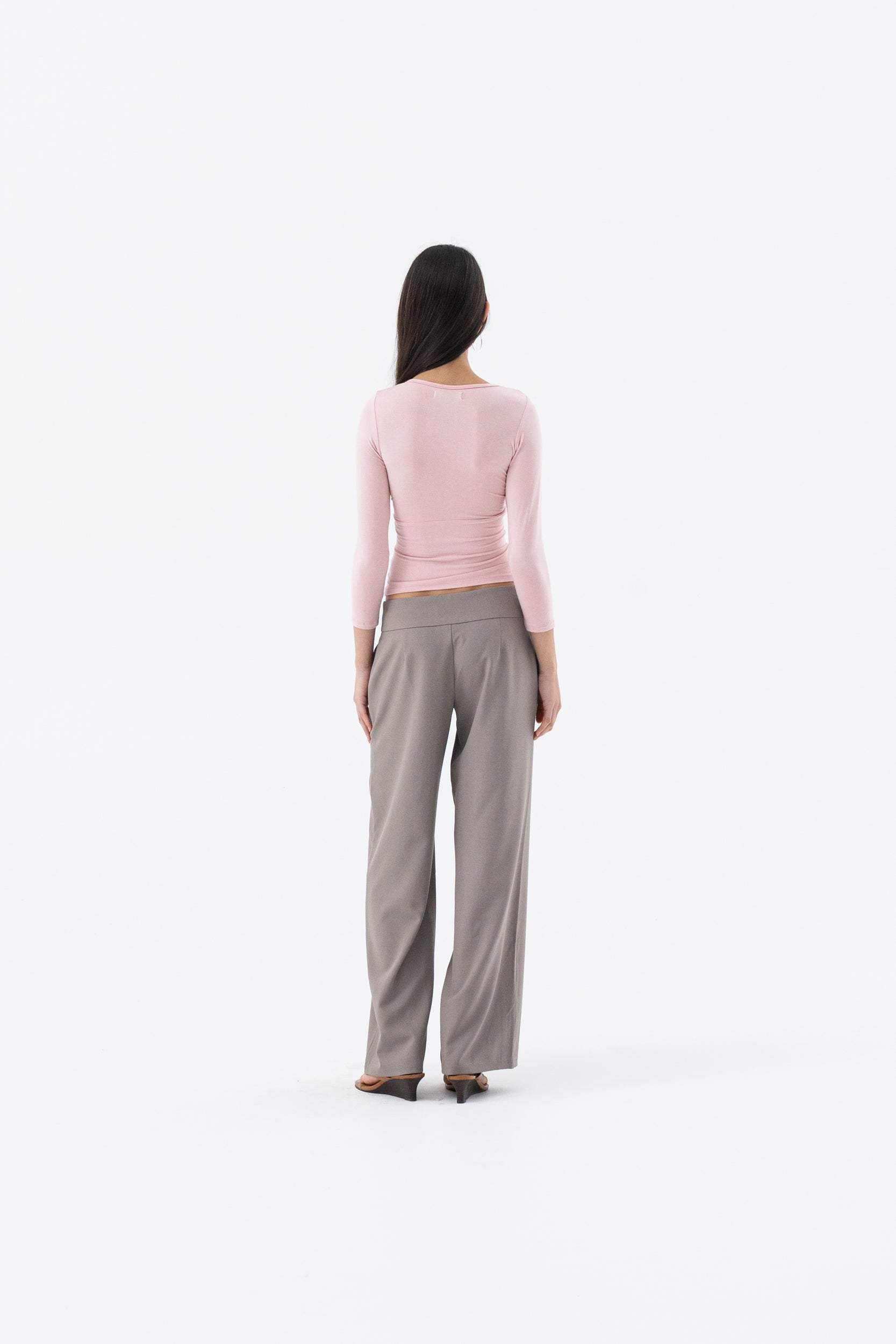 SOF LOW RISE PANT | GREY HNTR THE LABEL