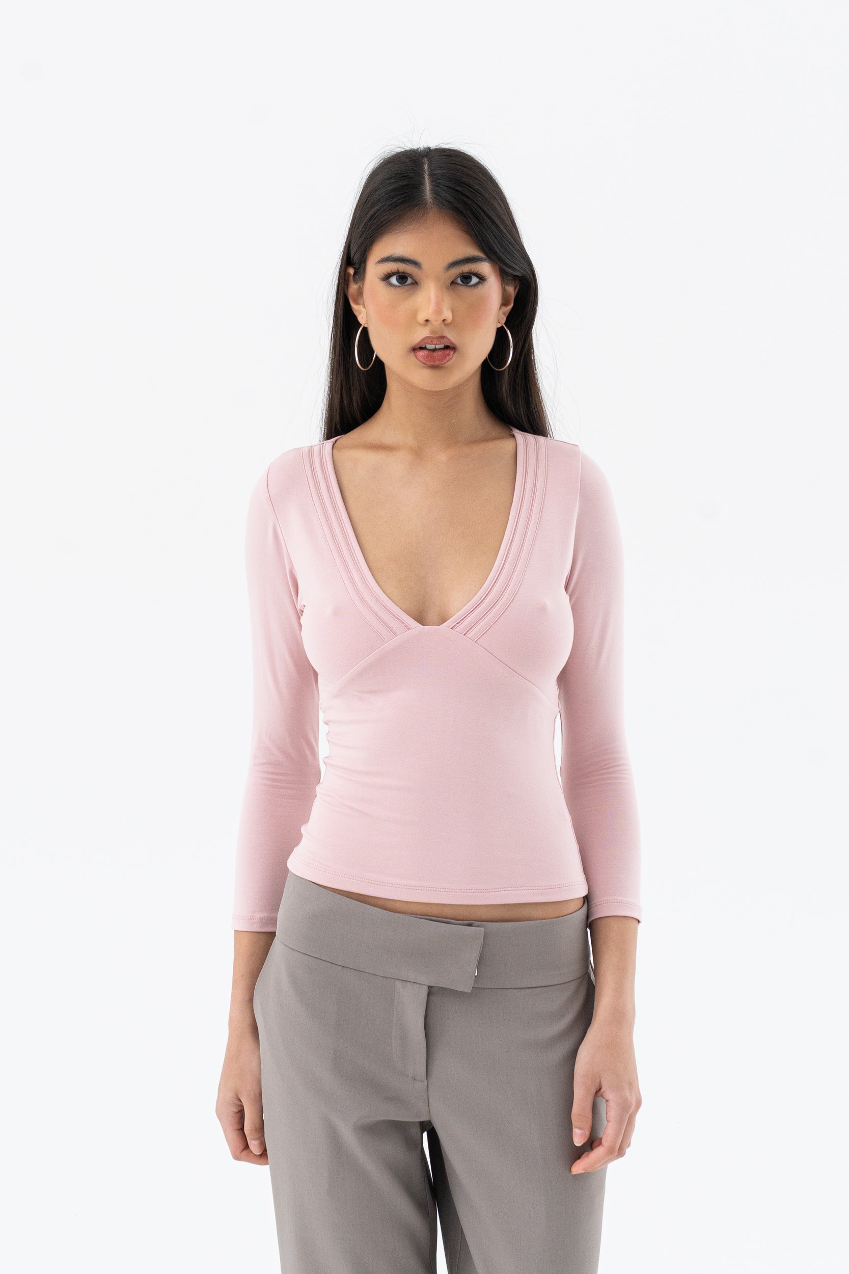 FELICITY LONG SLEEVE | PINK HNTR THE LABEL