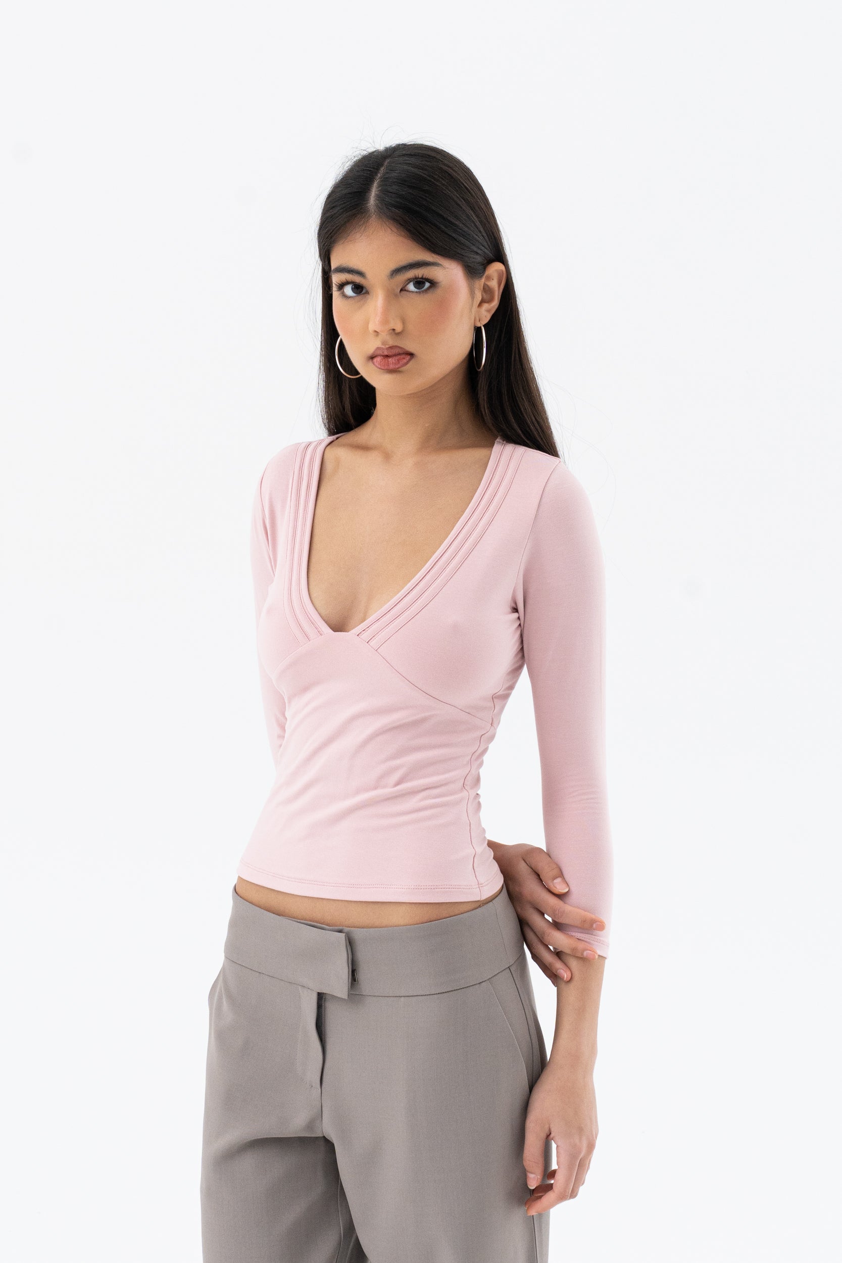 FELICITY LONG SLEEVE | PINK HNTR THE LABEL