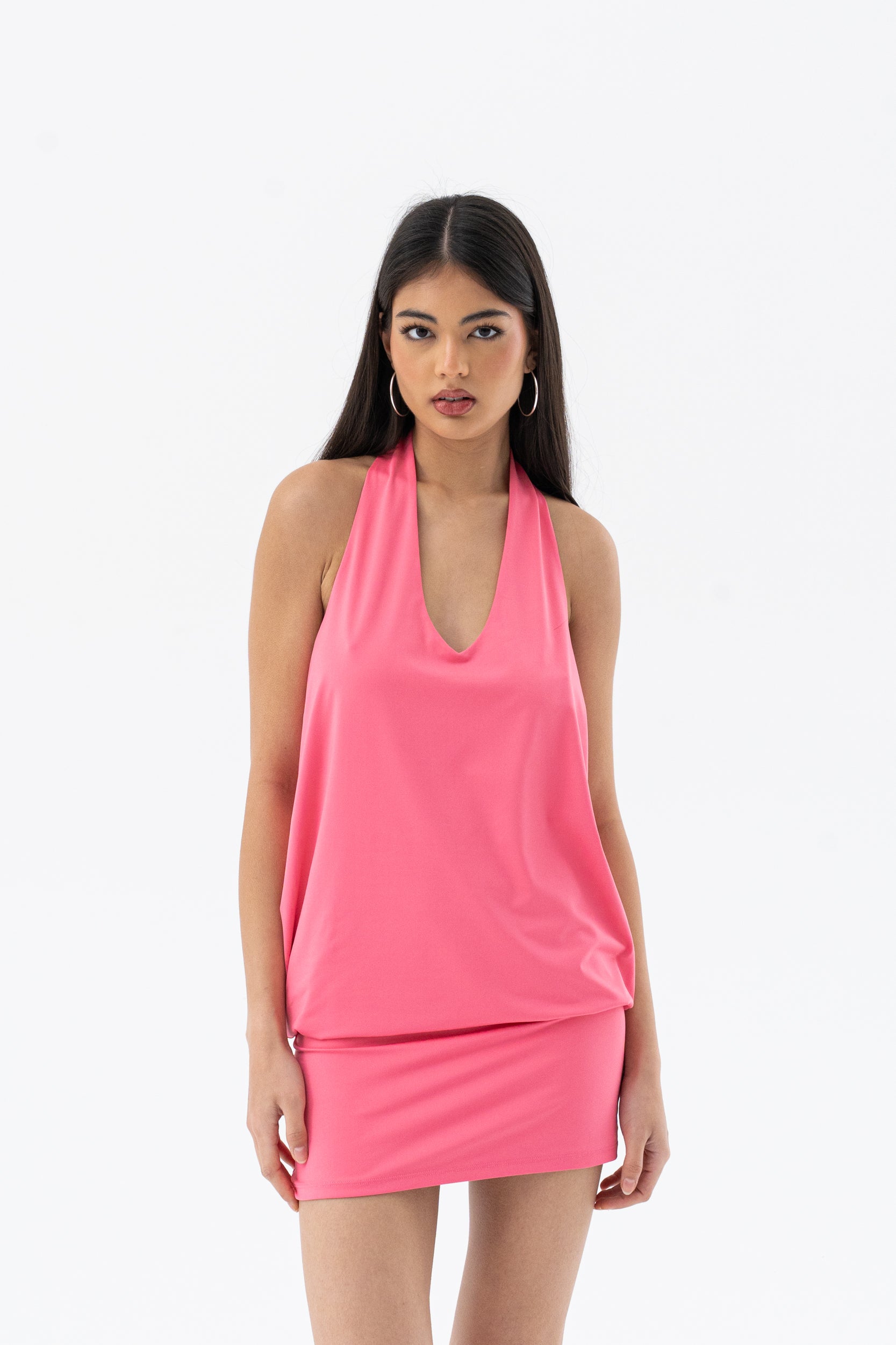 ASPEN MINI DRESS | CORAL HNTR THE LABEL