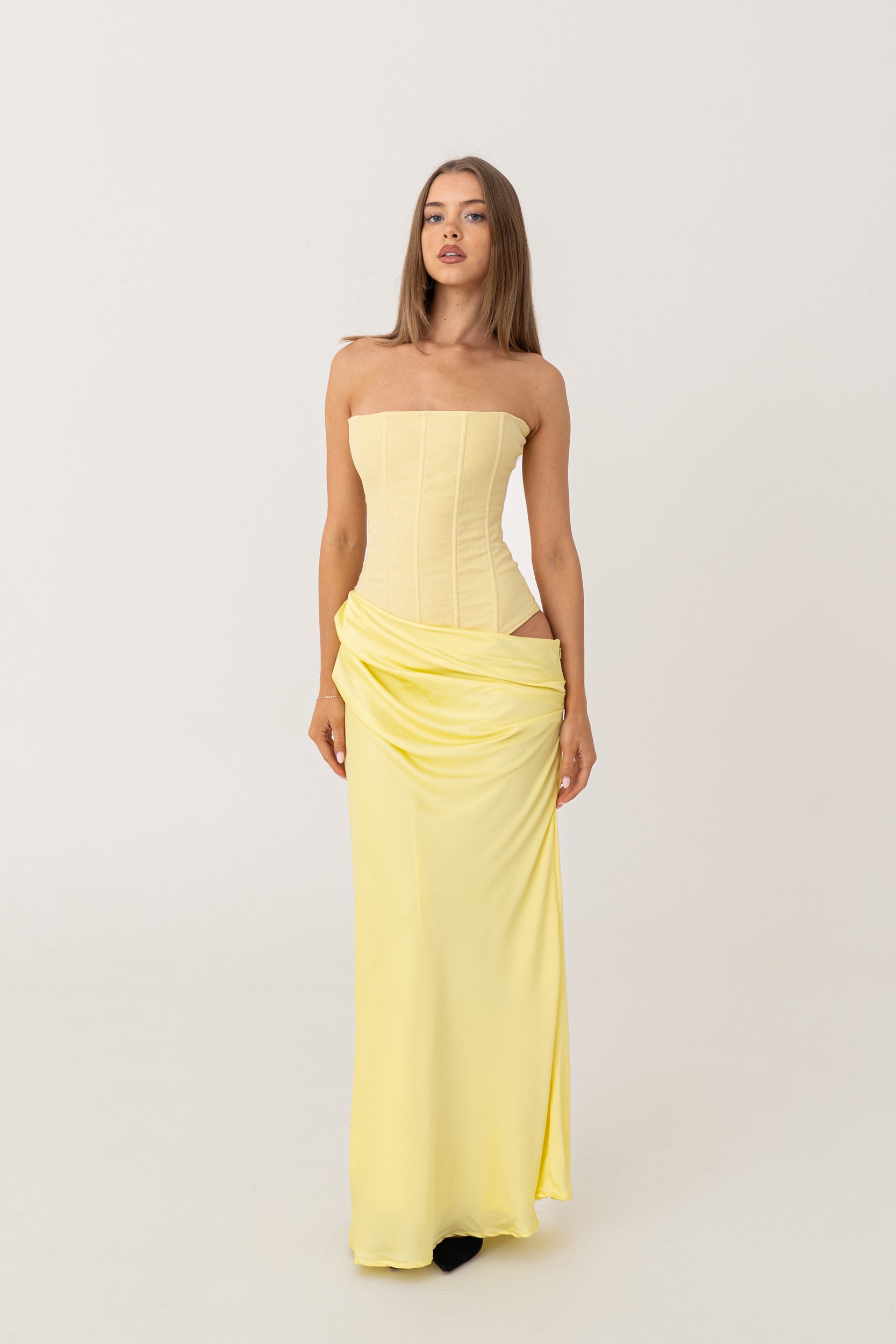 HUXLEY GOWN | LEMON