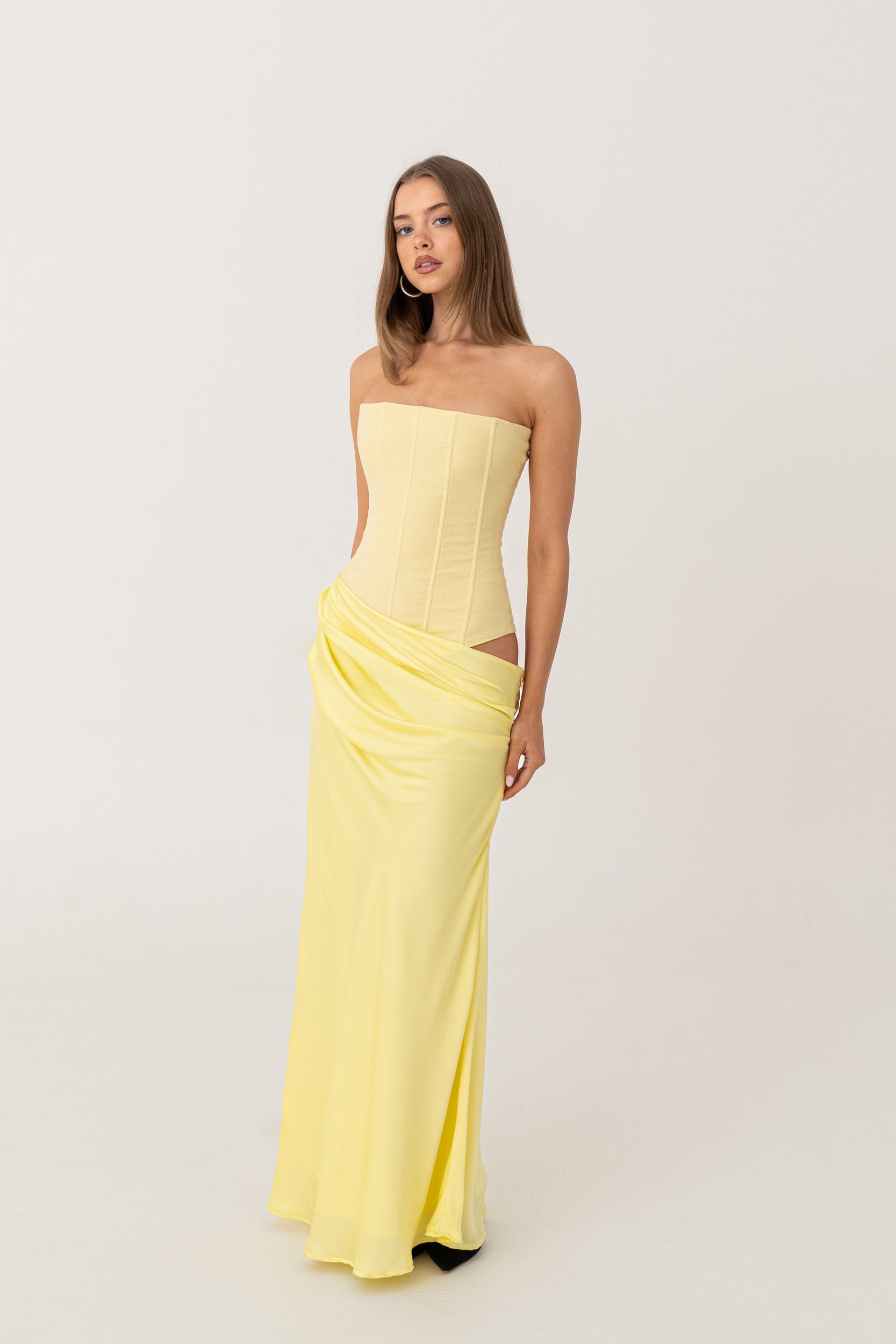 HUXLEY GOWN | LEMON