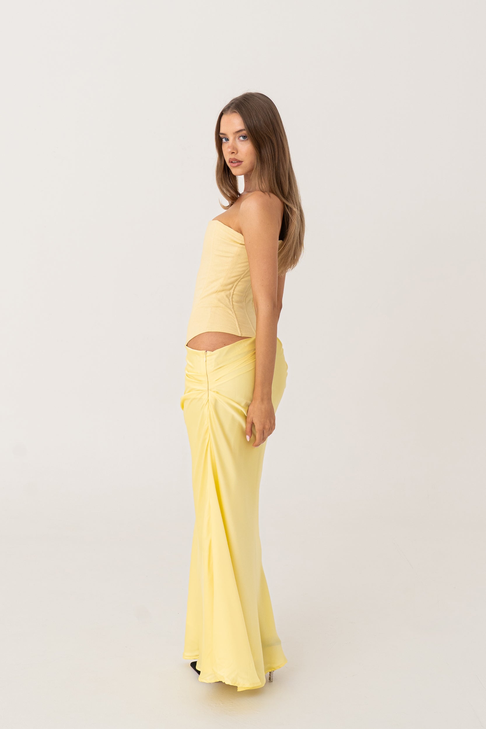HUXLEY GOWN | LEMON