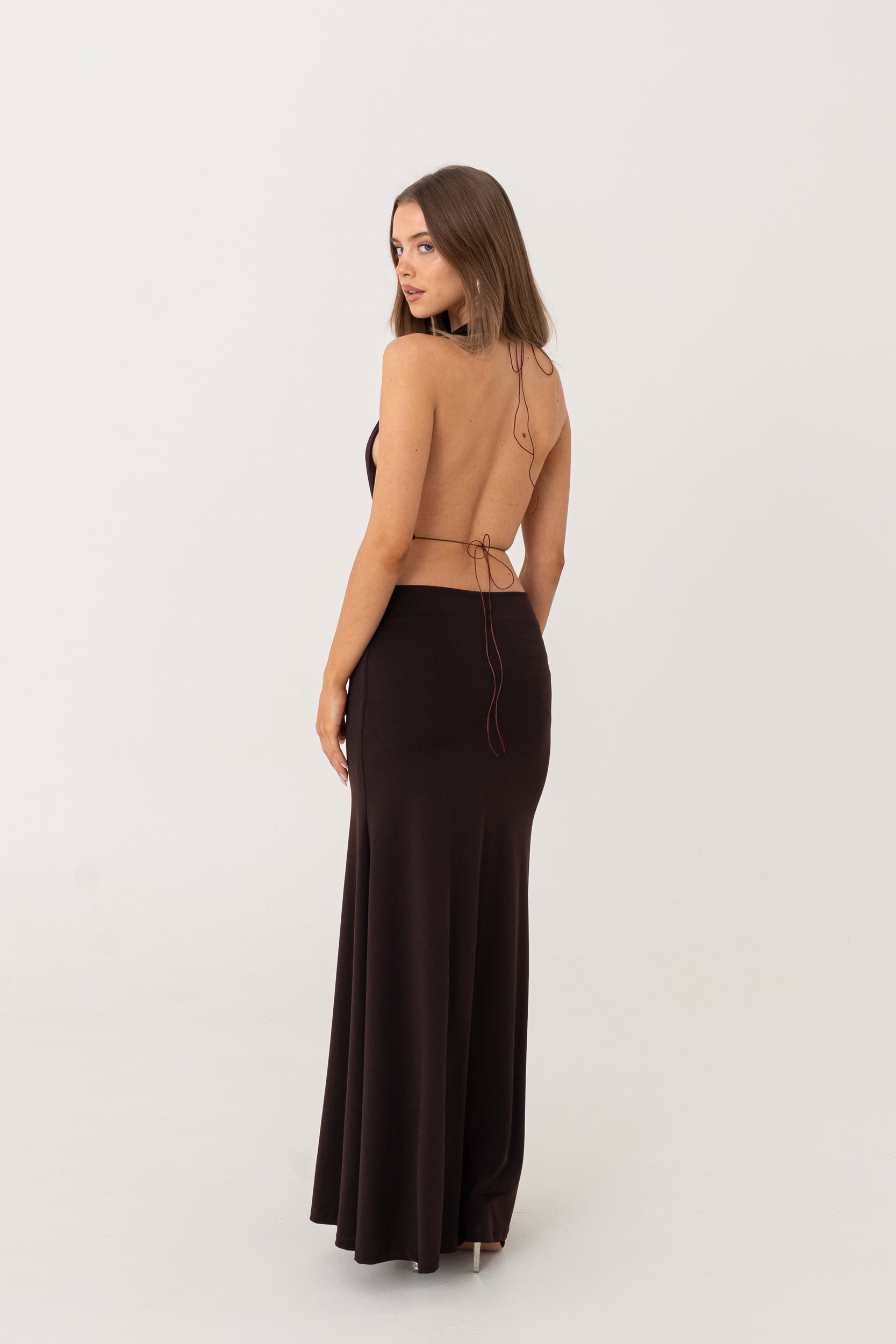 AZALEA DRESS | BROWN