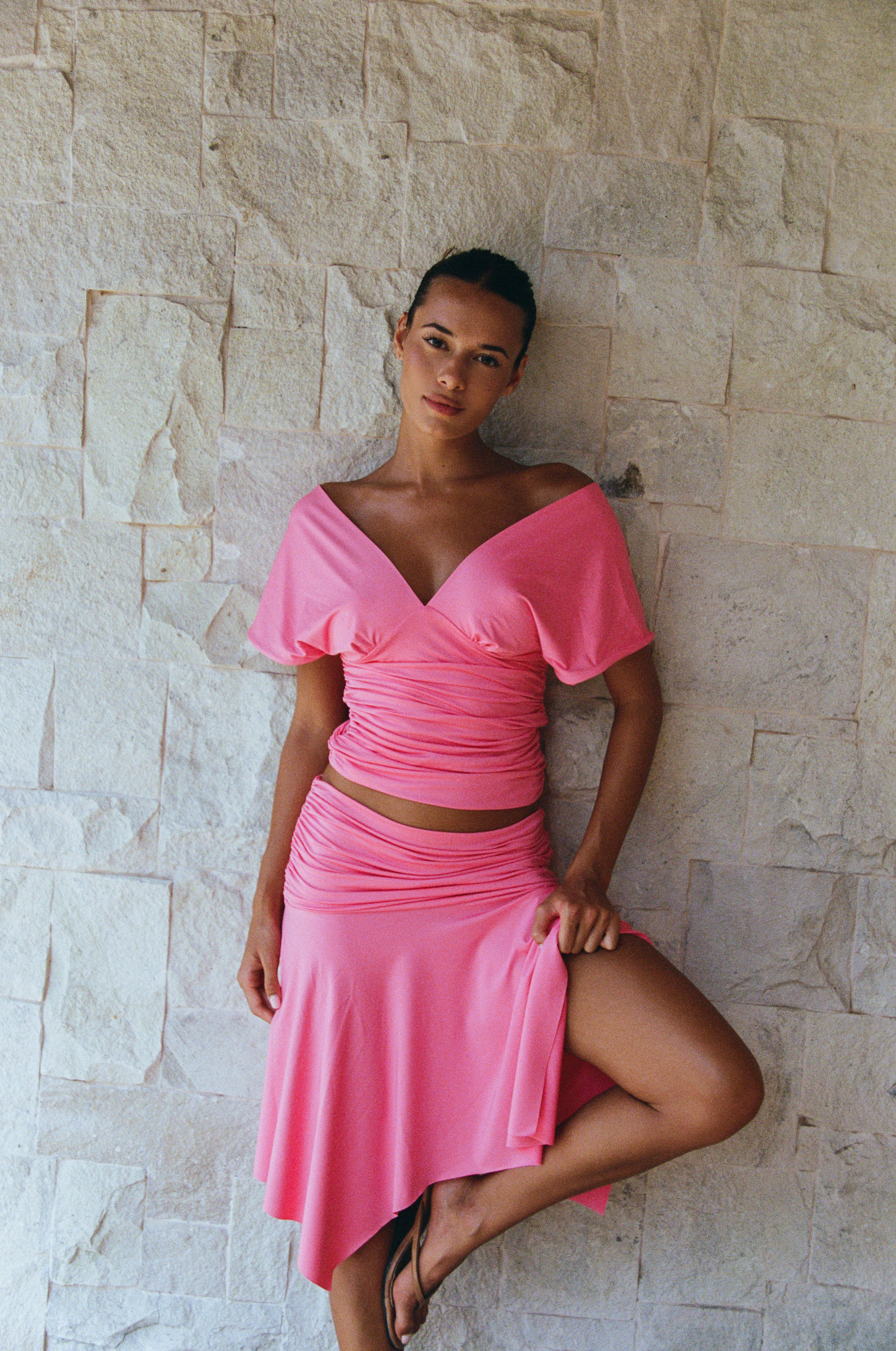 ANDI SKIRT | CORAL HNTR THE LABEL