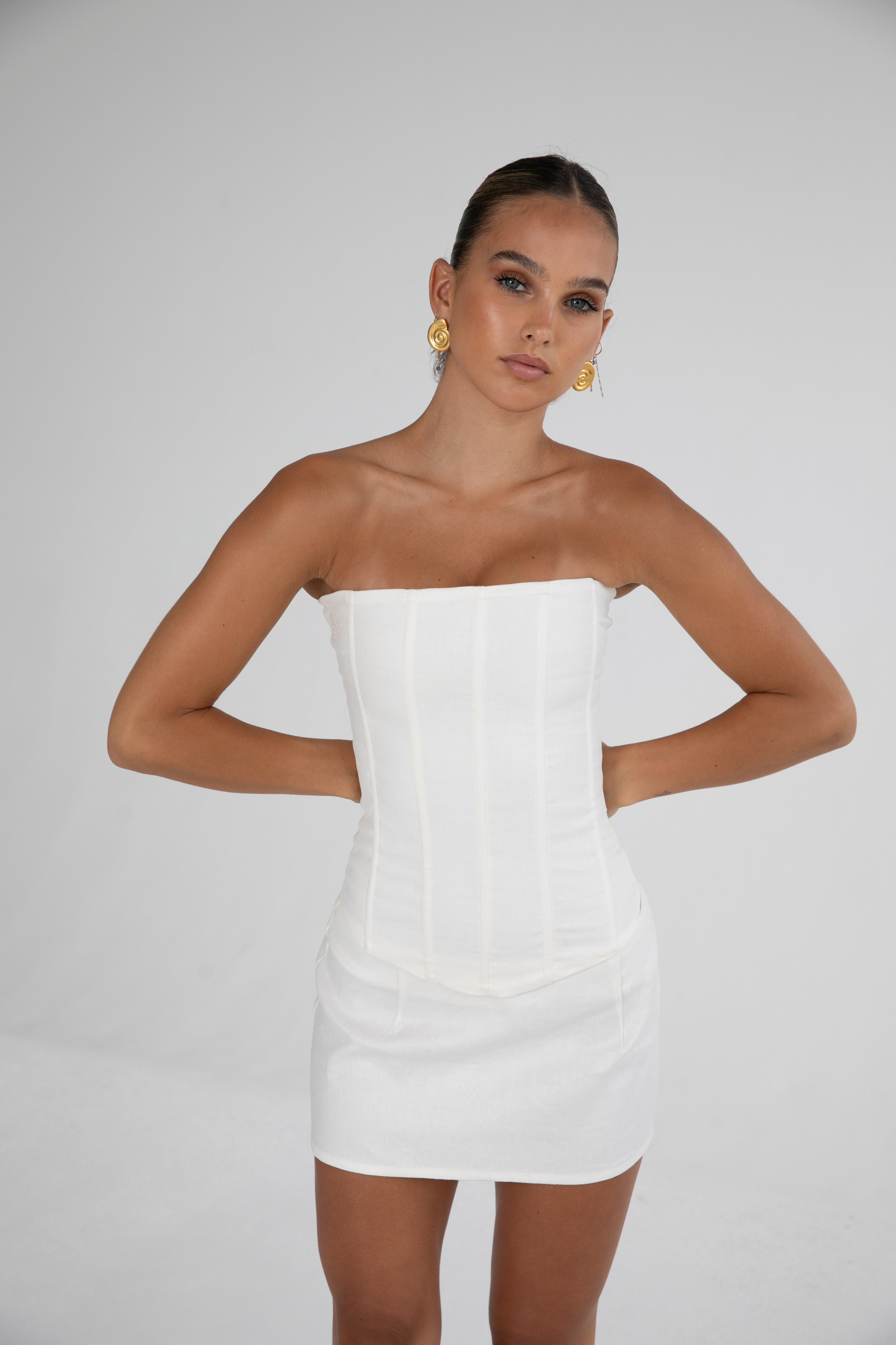 Aurora Corset | White