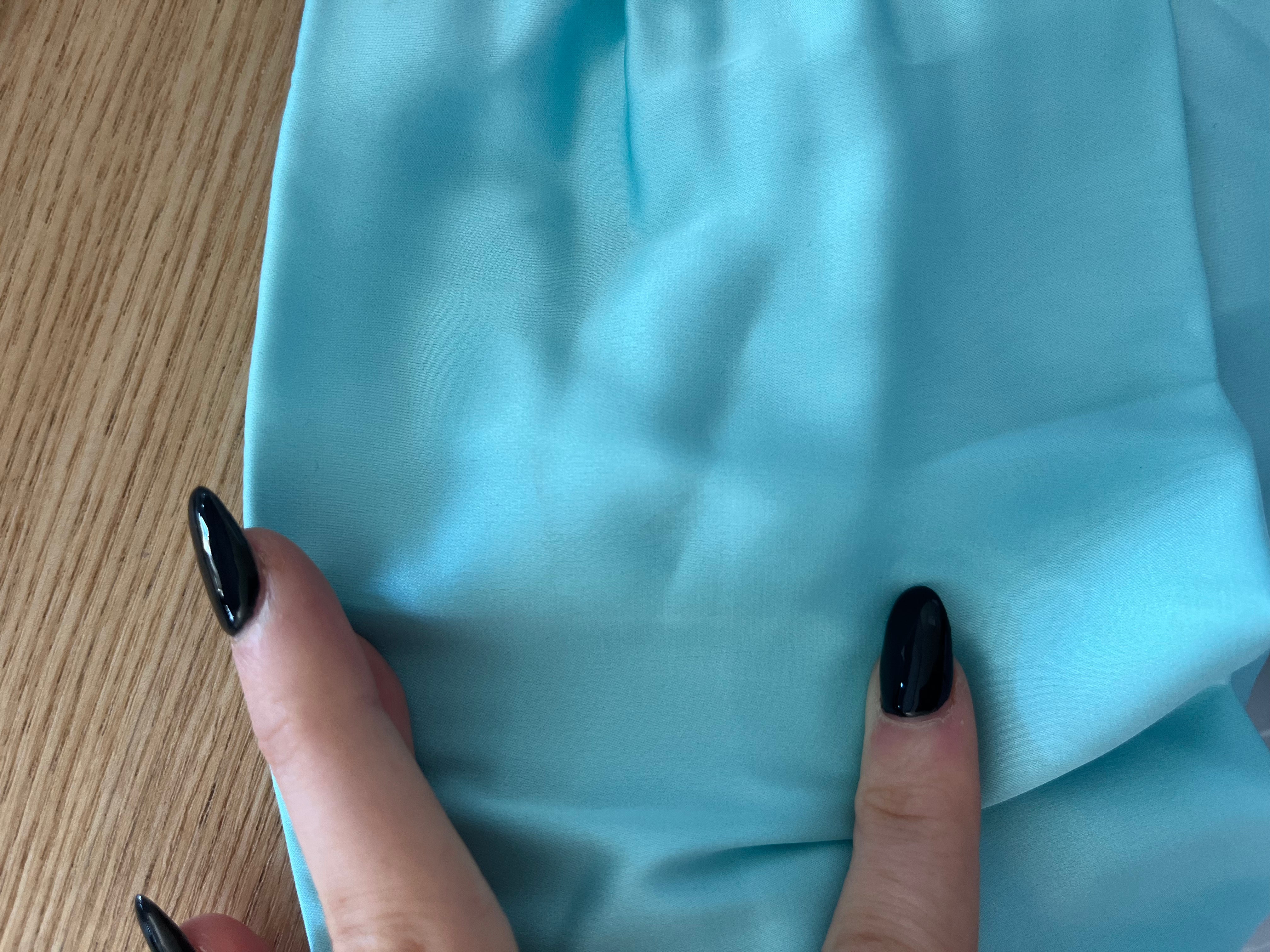 RAE DRESS | AQUA STAIN/RUCHING SMALL