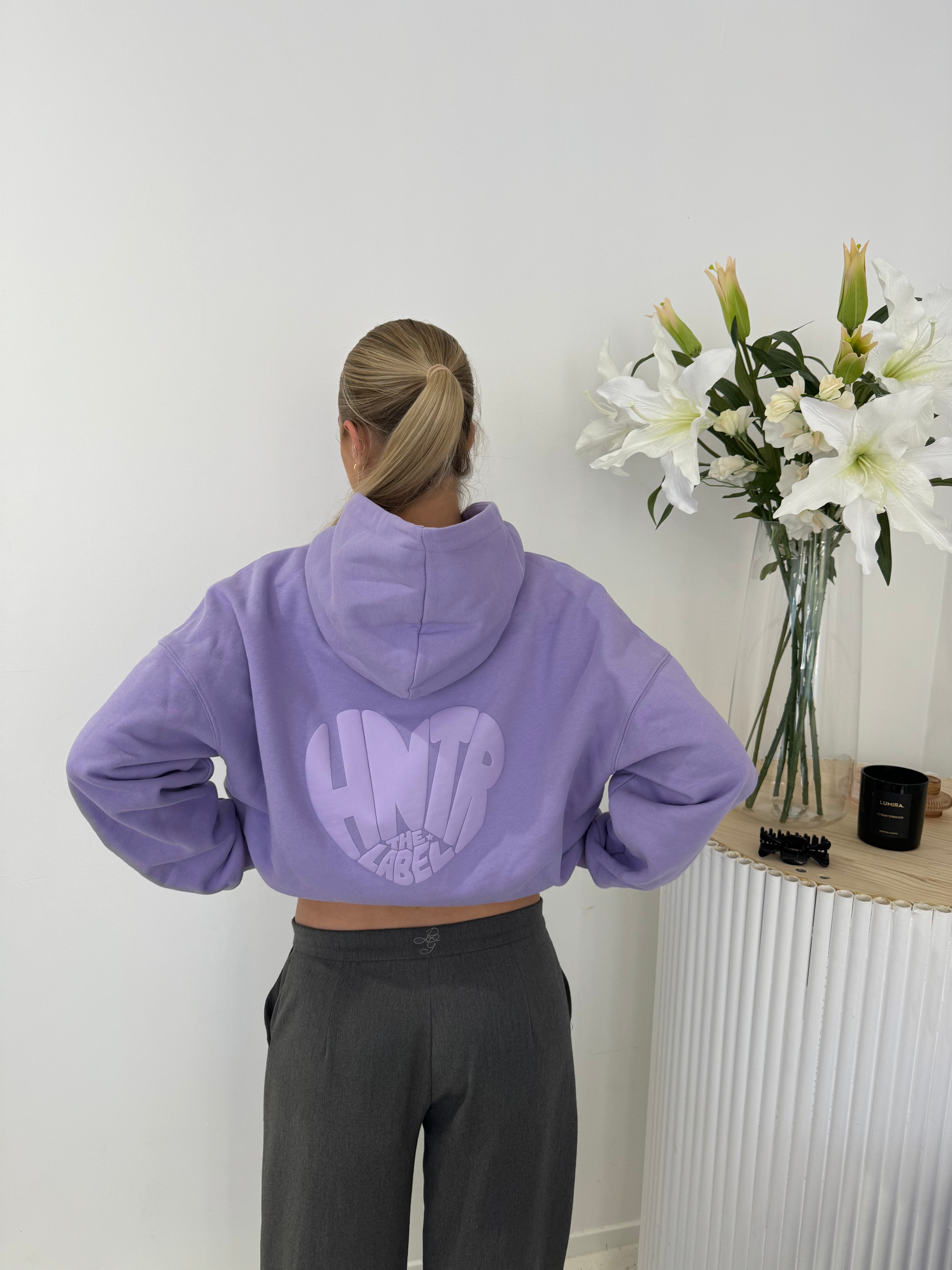 HNTR PUFF HOOD LILAC | EX SHOP STOCK HNTR THE LABEL