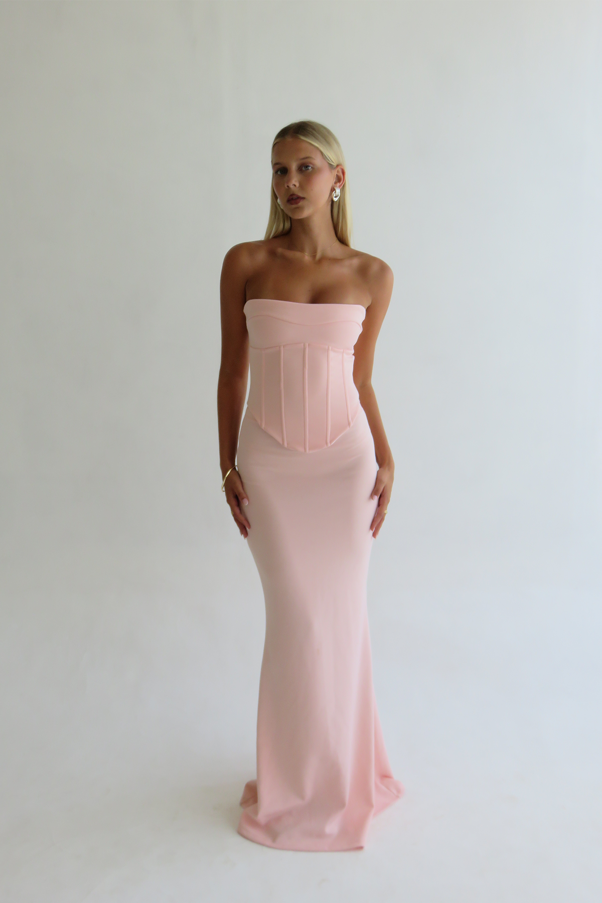 LOUIE GOWN | BABY PINK
