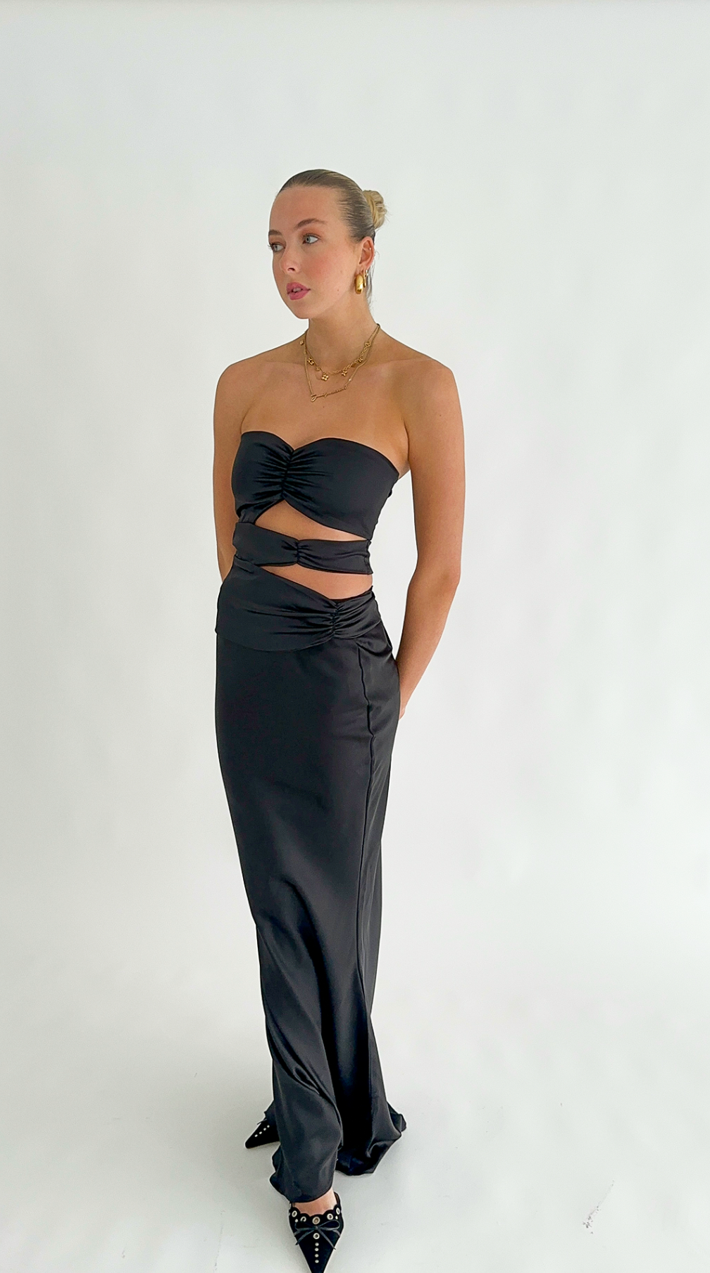 SLOANE TOP : ONYX HNTR THE LABEL