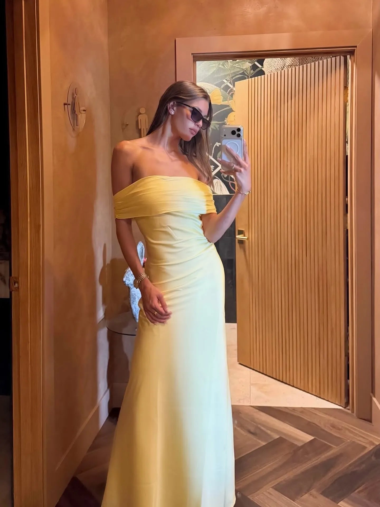 The dress everyone’s talking about, as seen on @taylornicolemorgan 💛 Kayla gown