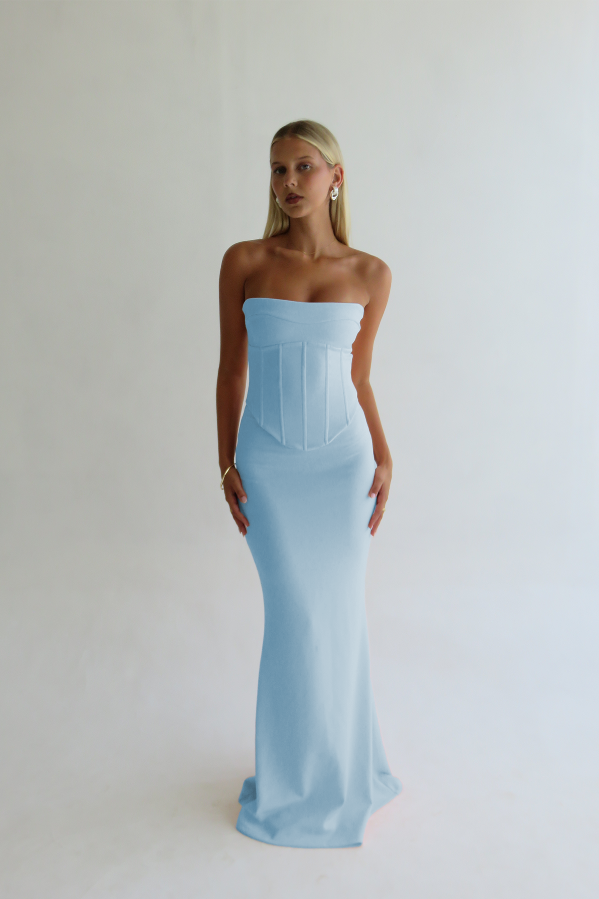LOUIE GOWN - BABY BLUE