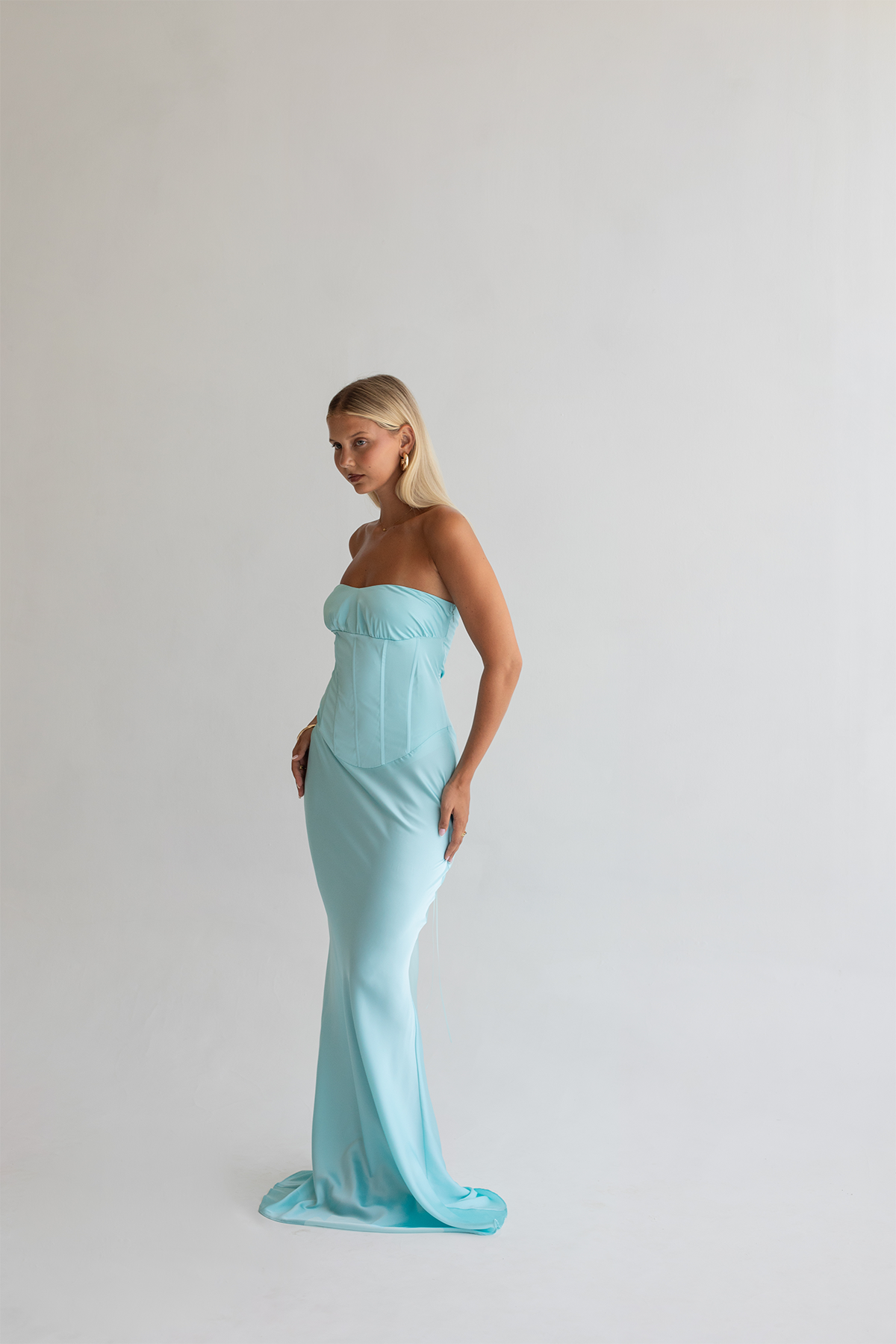 ASHTON GOWN - AQUA