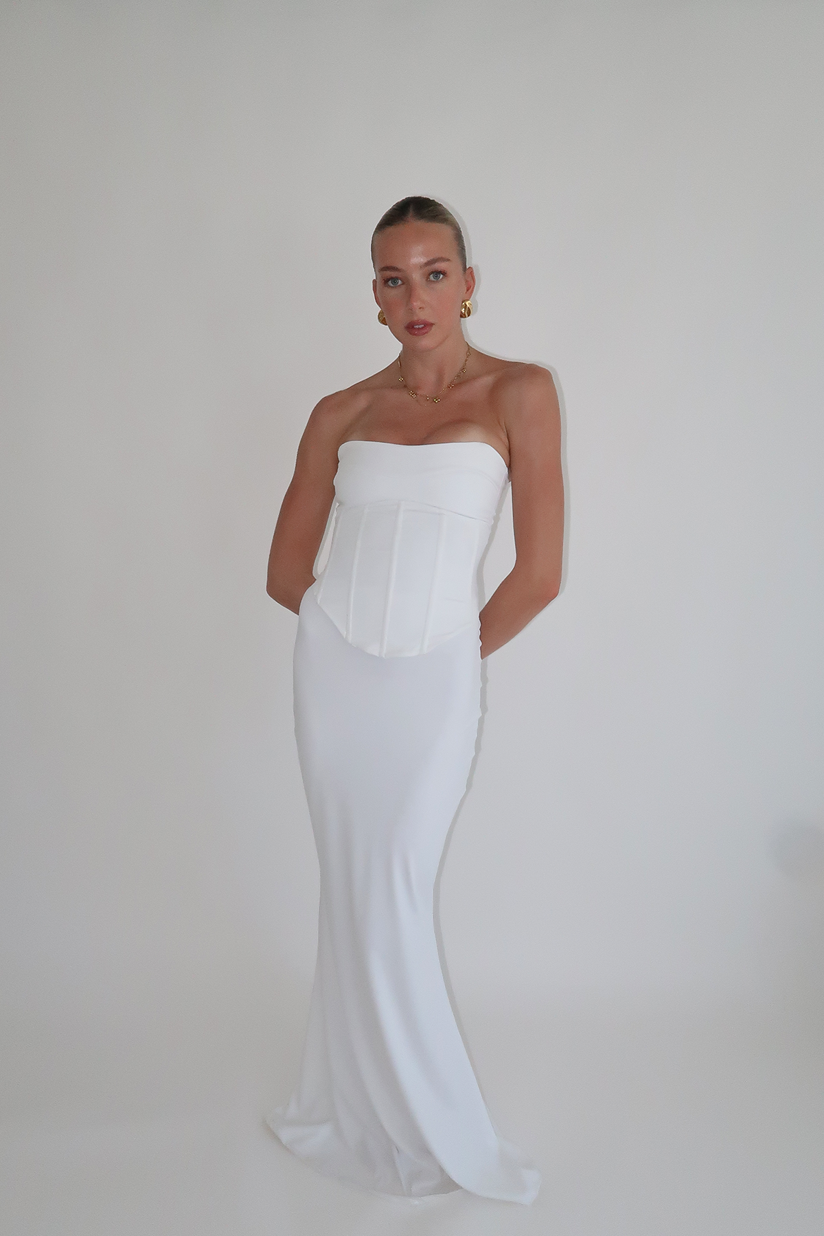 LOUIE GOWN | BLANC