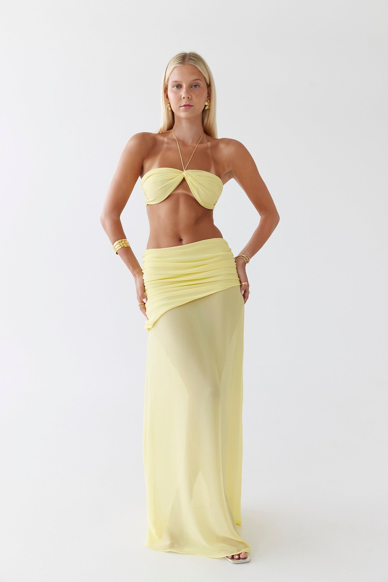 VICTORIA SKIRT (LEMON)