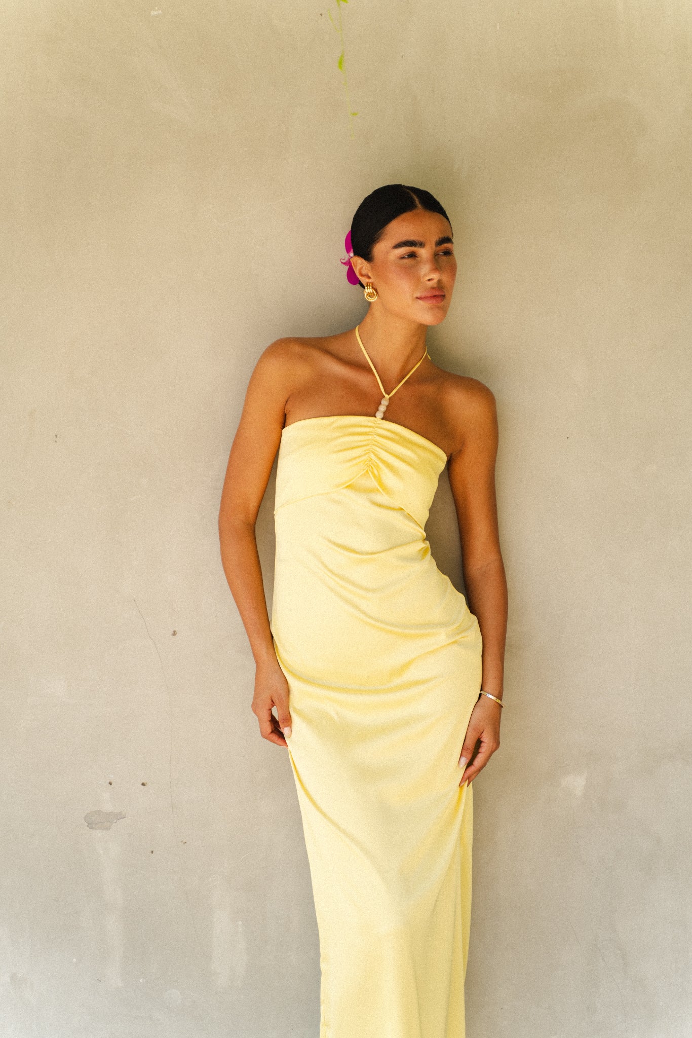 RAE DRESS | LEMON
