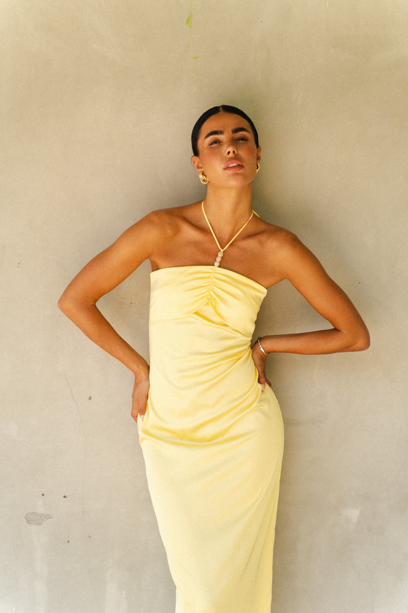 RAE DRESS | LEMON