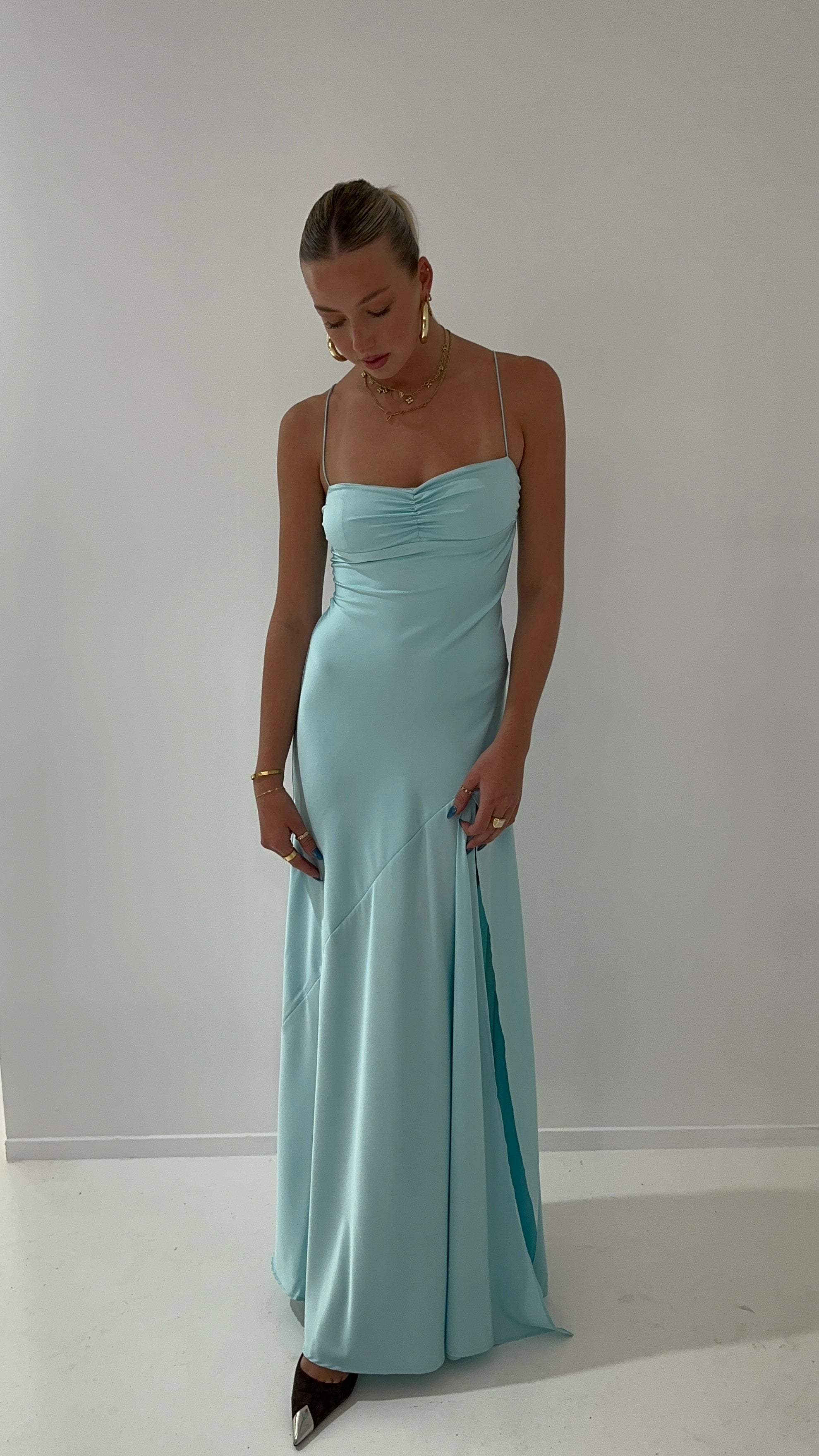 GAIA GOWN | AQUA