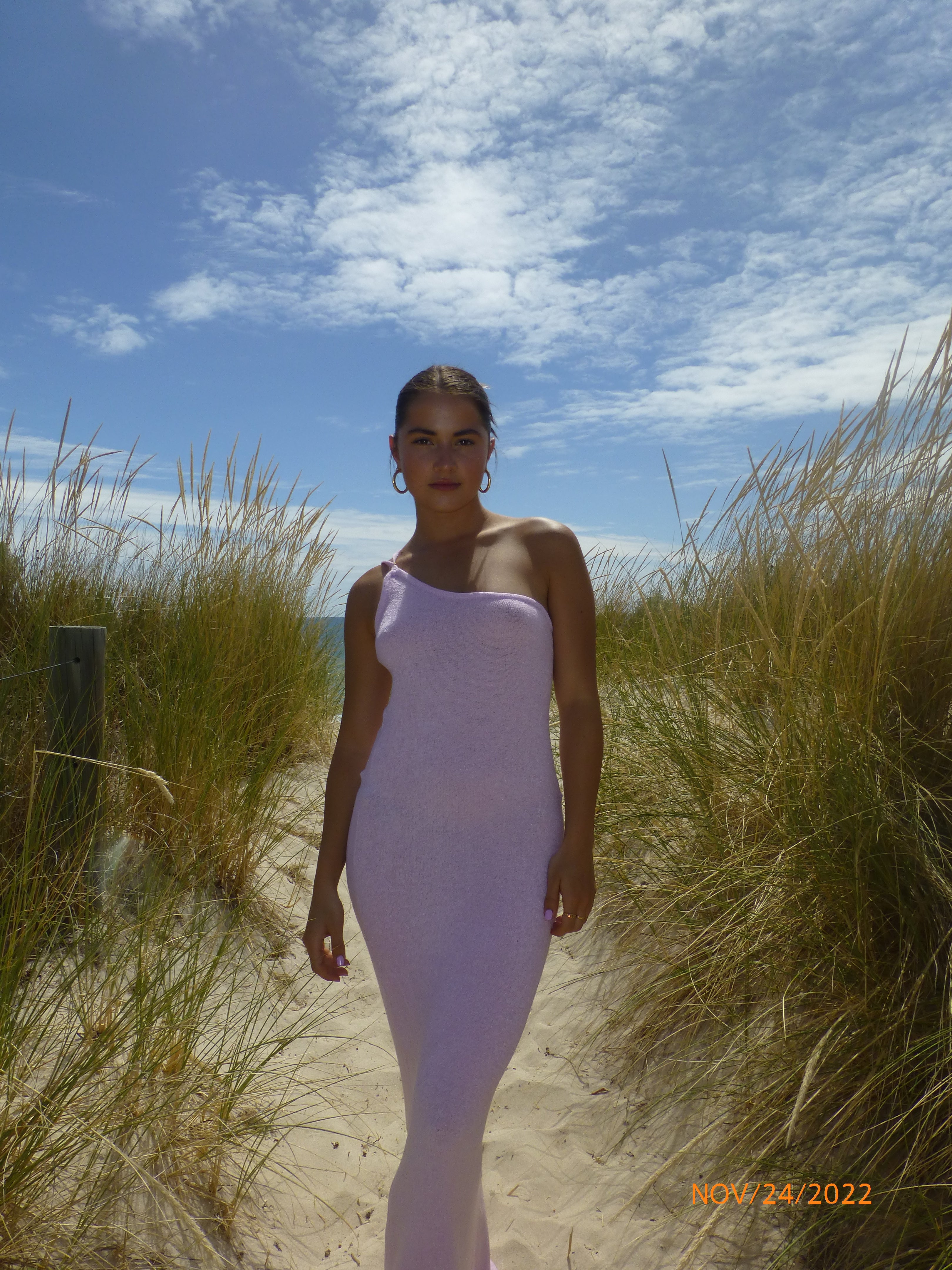 KNIT MAXI LILAC | EX SHOP STOCK HNTR THE LABEL