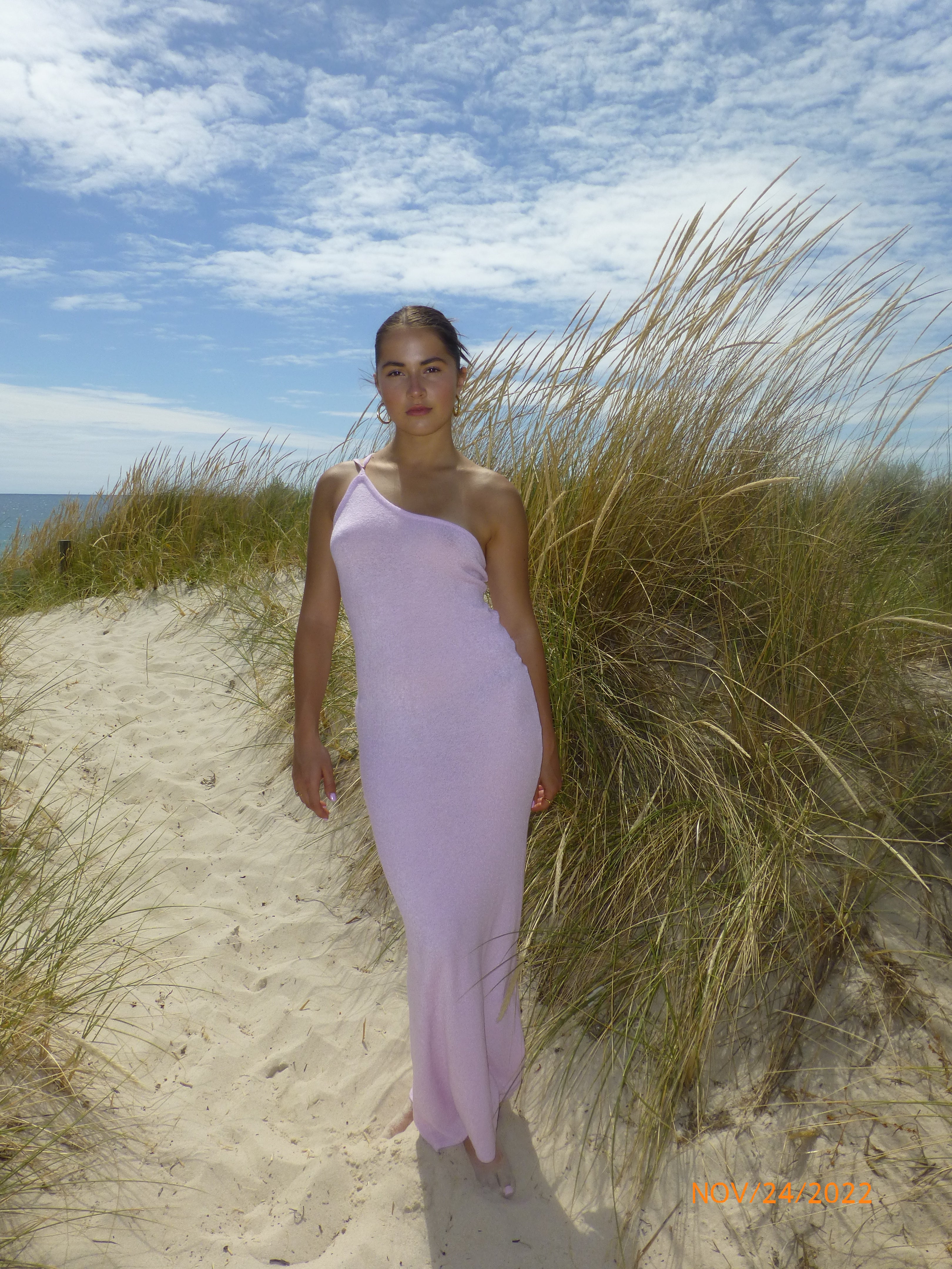 KNIT MAXI LILAC | EX SHOP STOCK HNTR THE LABEL