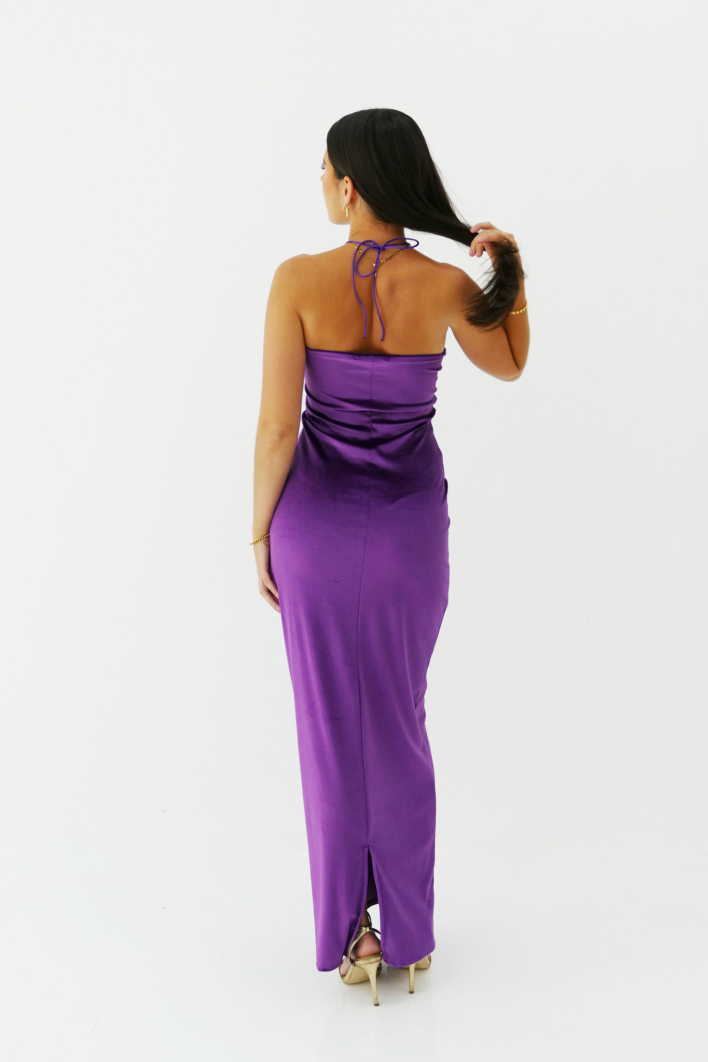 LULU GOWN: purple - hntrthelabel