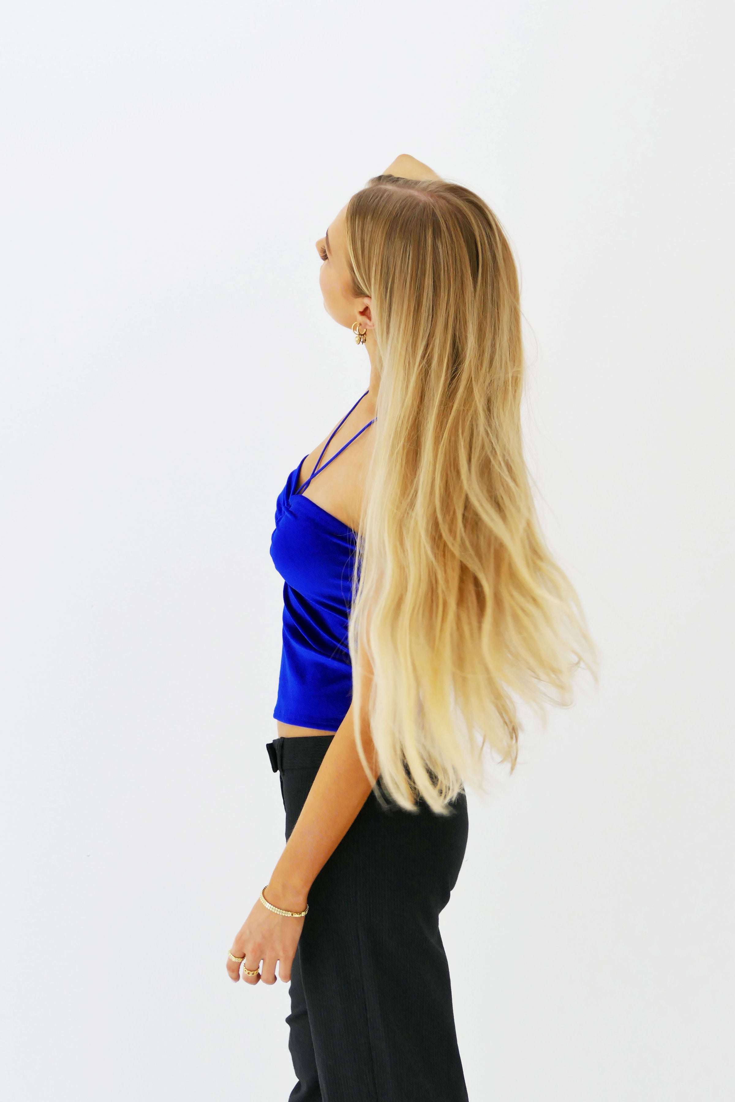 TYLER TOP: Electric Blue