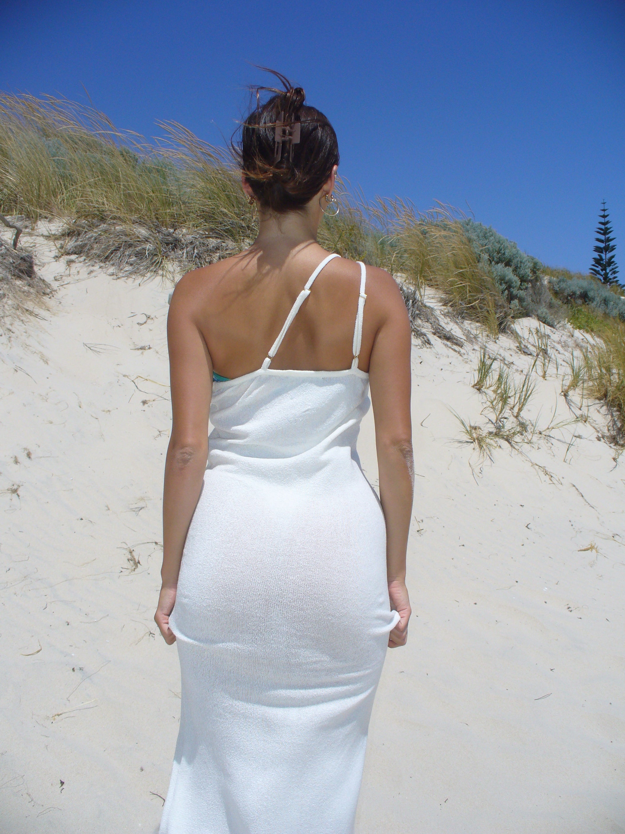 KNIT MAXI IVORY M/L EX STORE STOCK