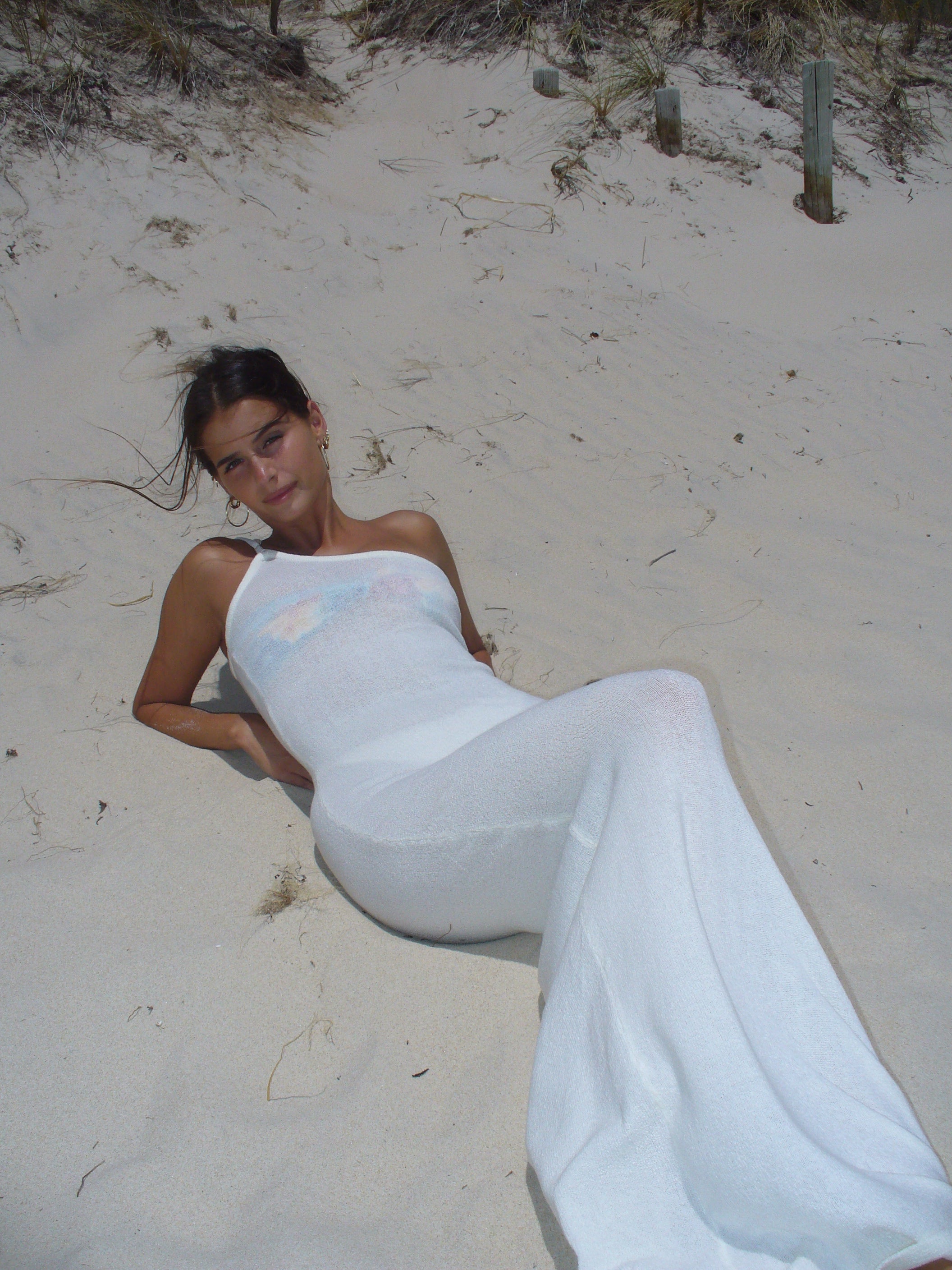 KNIT MAXI IVORY M/L EX STORE STOCK