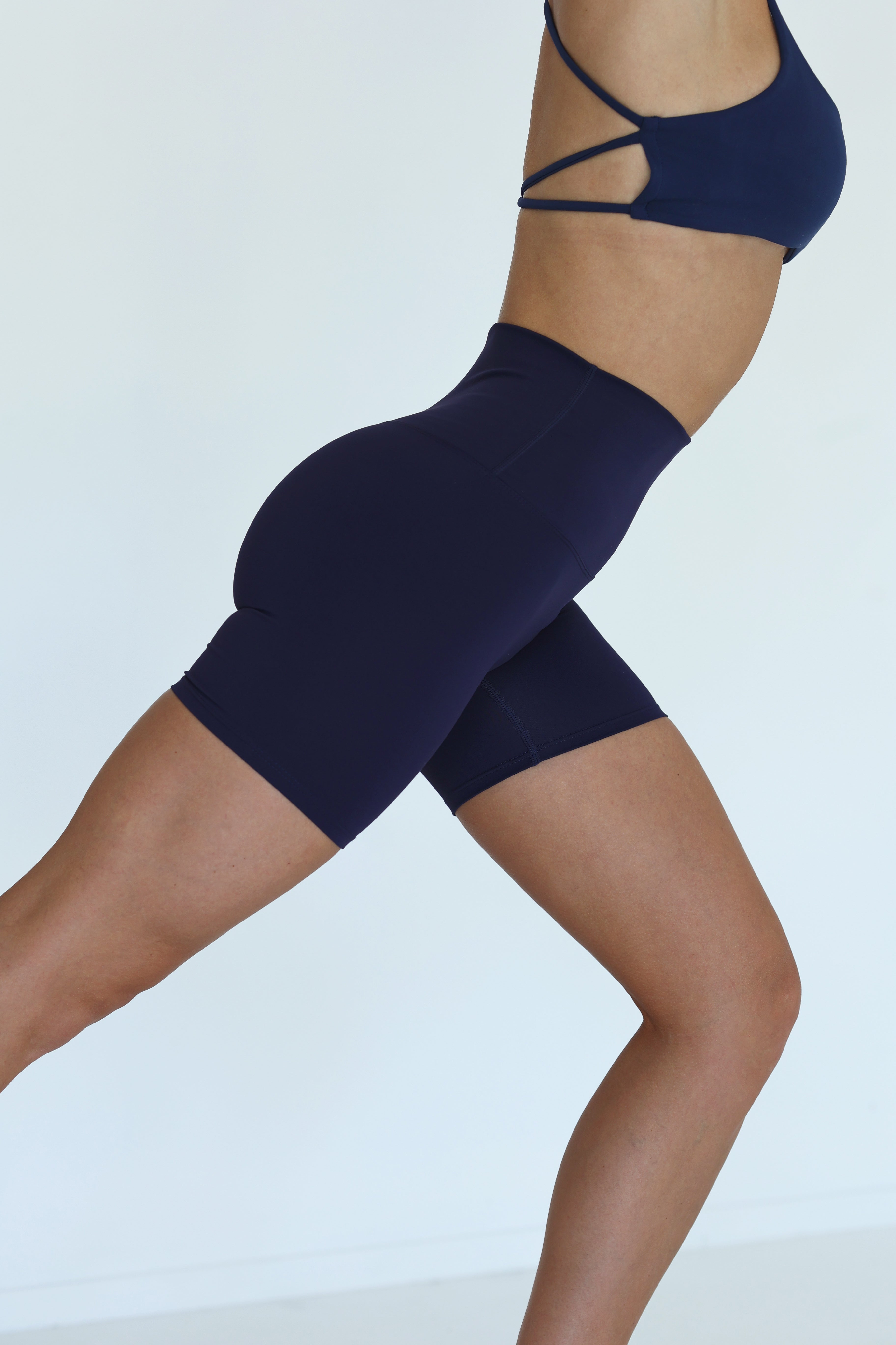 Luxe seamless shorts: navy