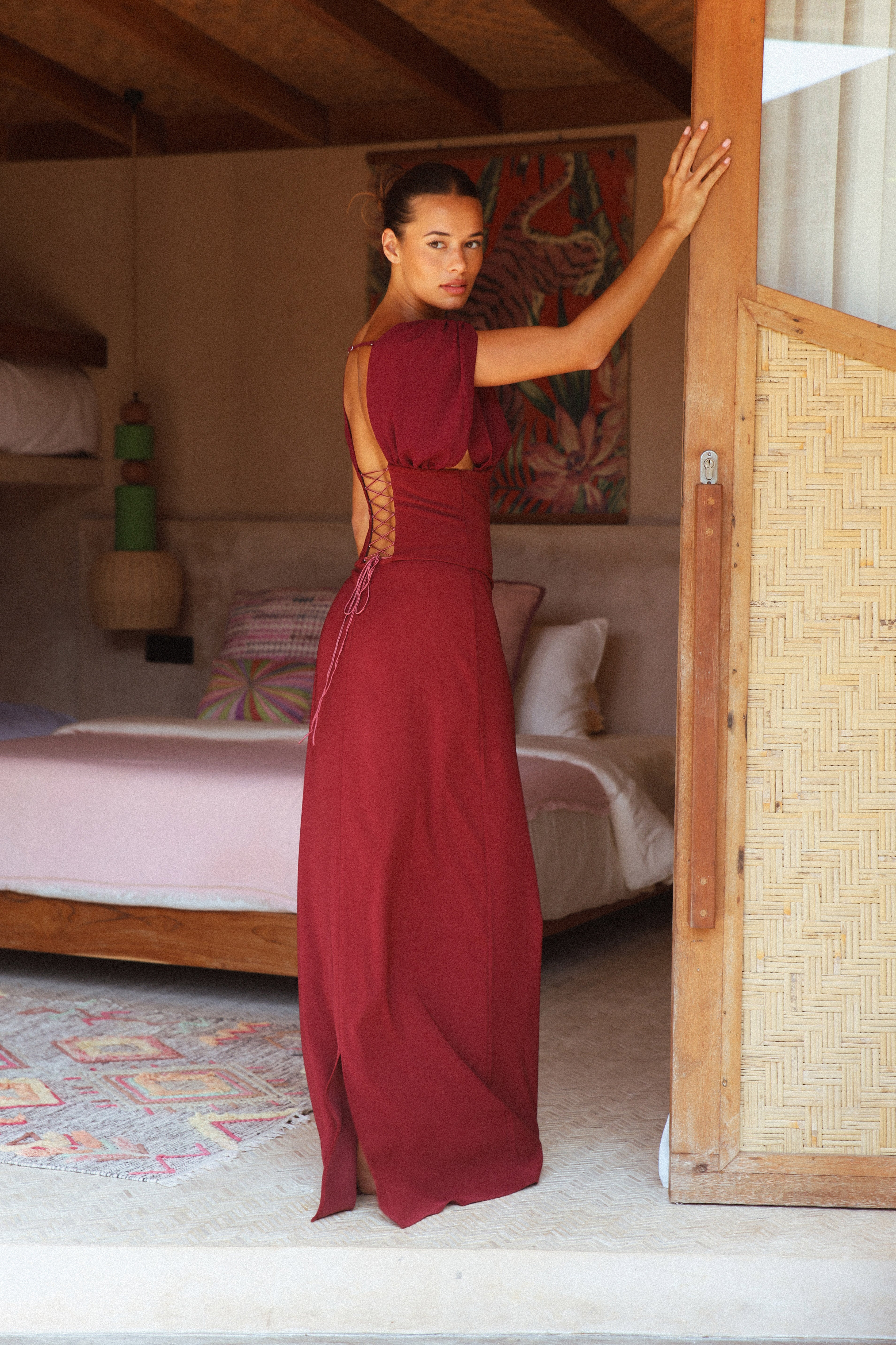 KAIA GOWN | WINE HNTR THE LABEL